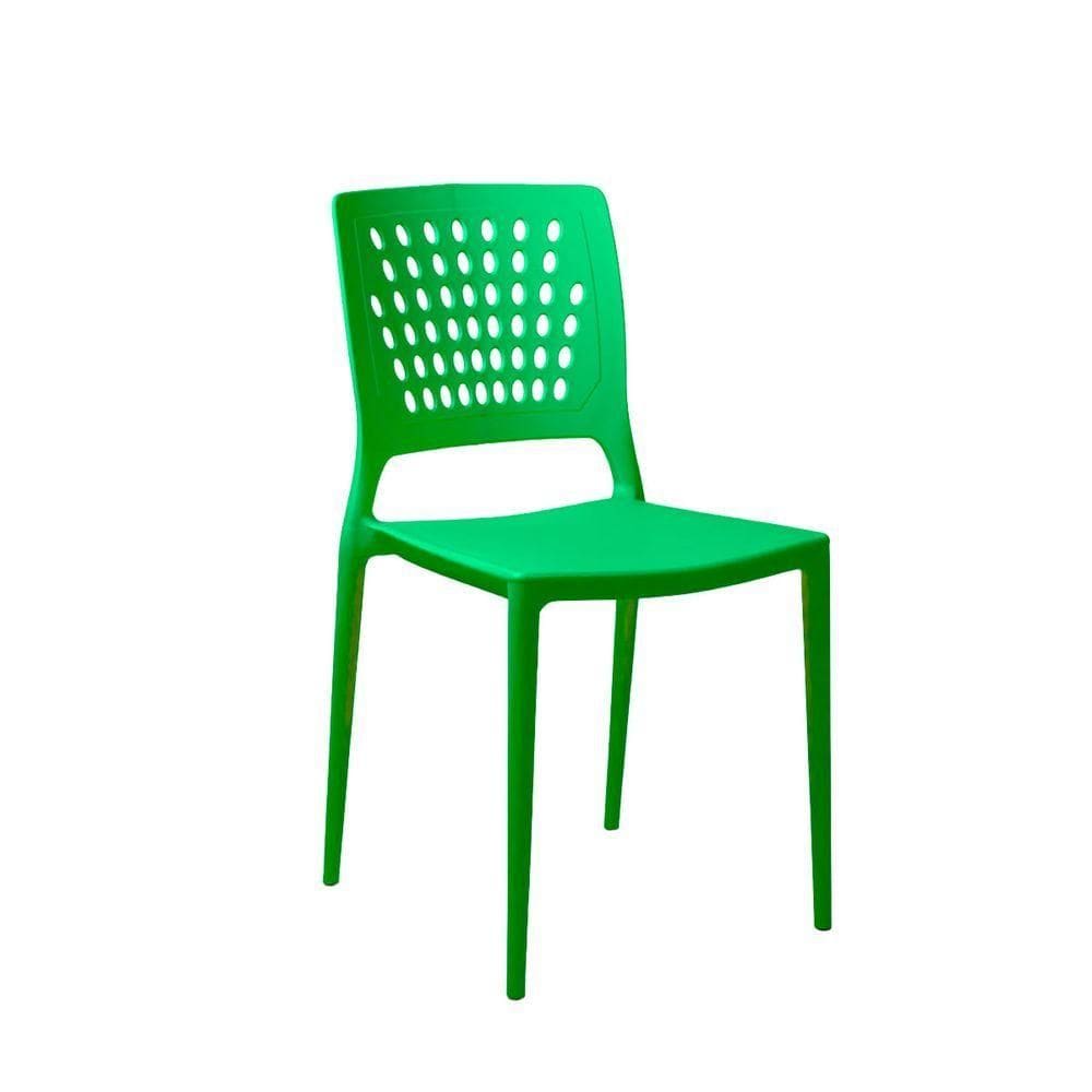 Cadeira Marte Verde Empilhável Em Polipropileno Acrilys