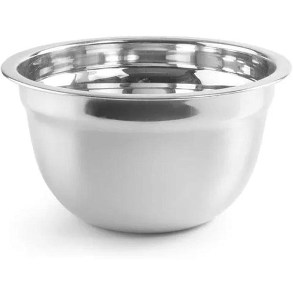 2X Bowl Inox 22Cm 2.8 Litros Saladeira Tigela Inox Funda