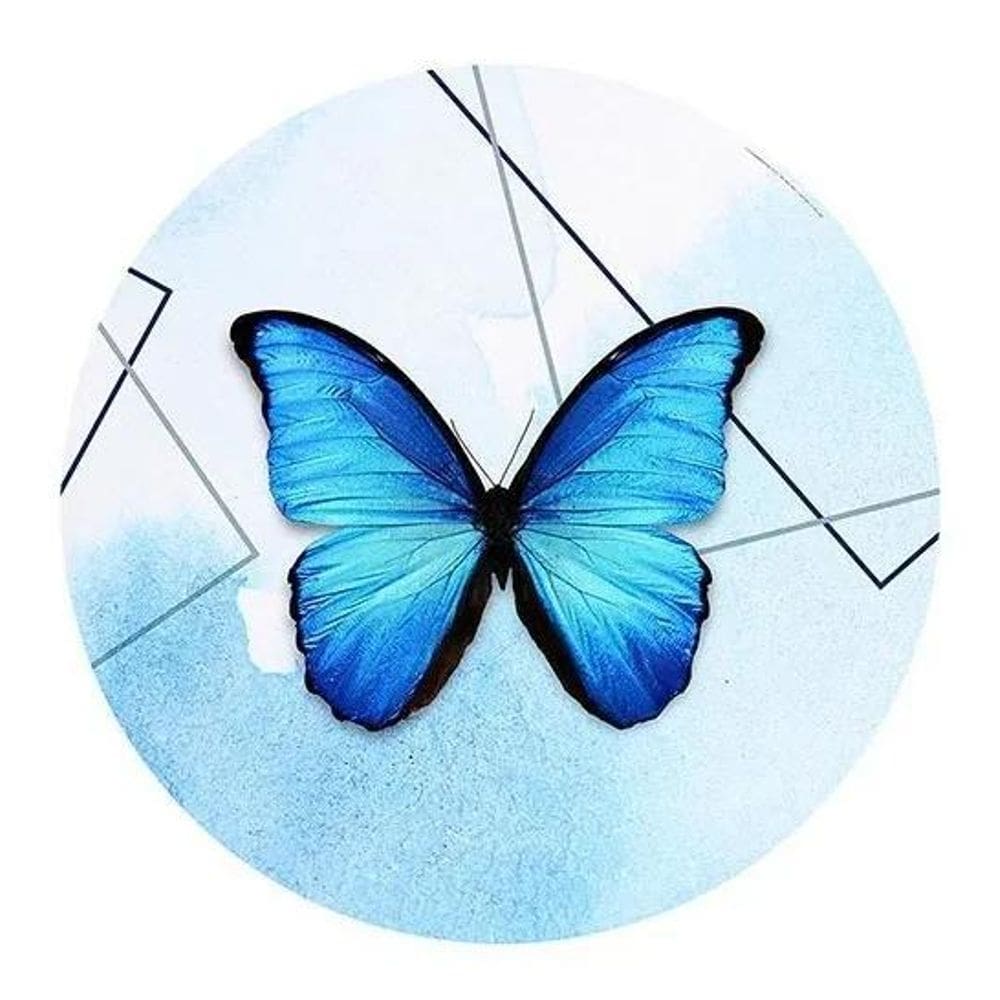 Painel De Festa Redondo Decoração De Aniversári Borboleta Az