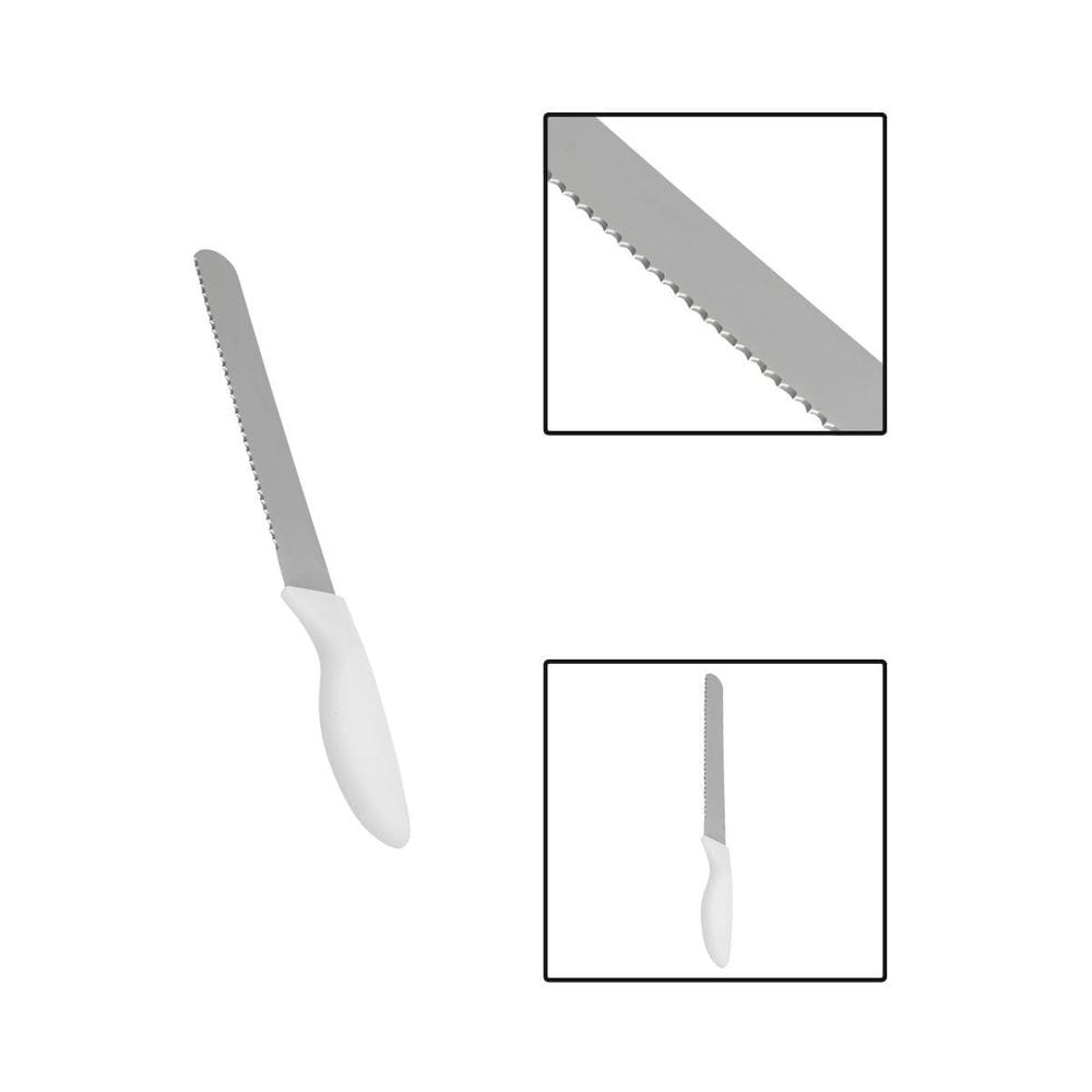 Faca Serrilhada 8 Pão Bolos Tortas Linha Essential