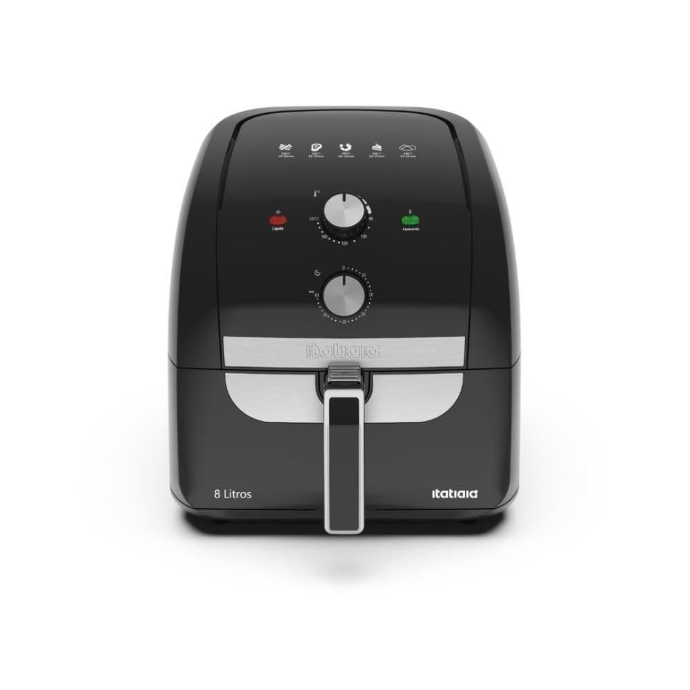Fritadeira Air Fryer Itatiaia 8L Preto 220V