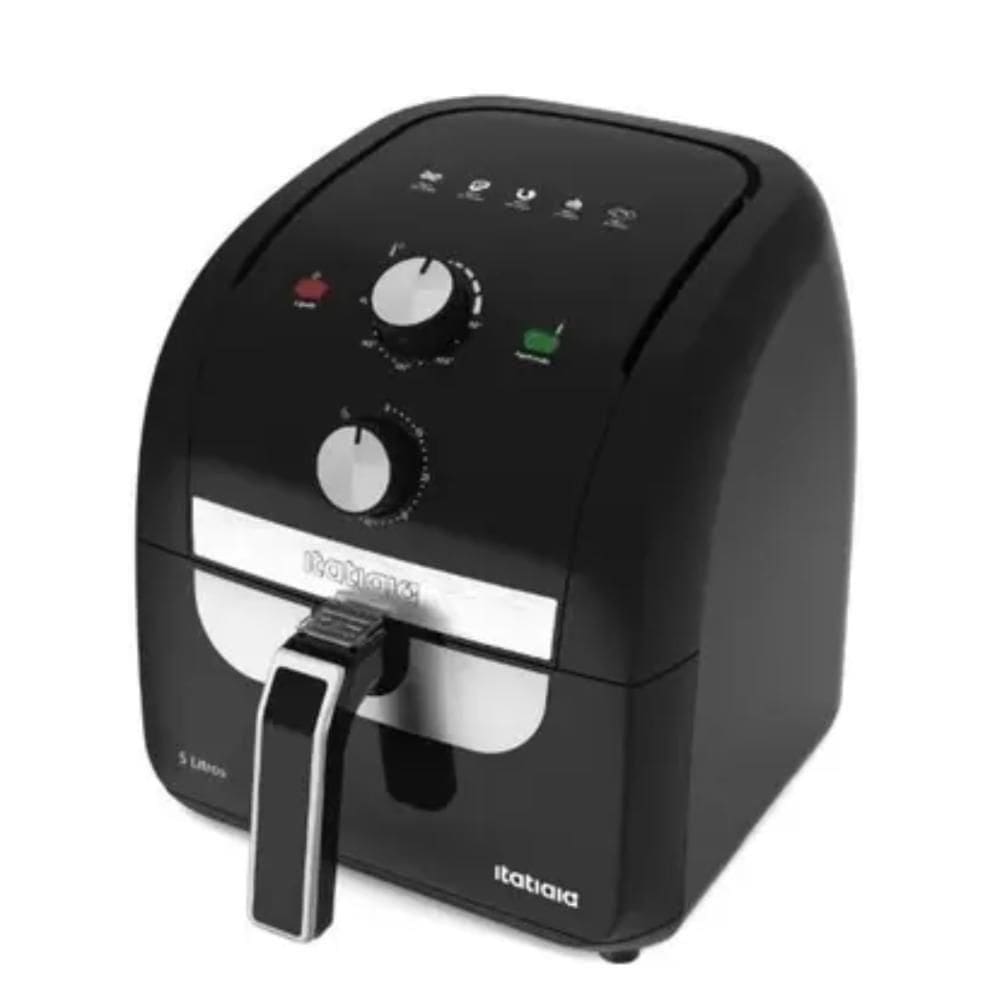 Fritadeira Air Fryer 5 Litros Preta Itatiaia Afita1002 110V