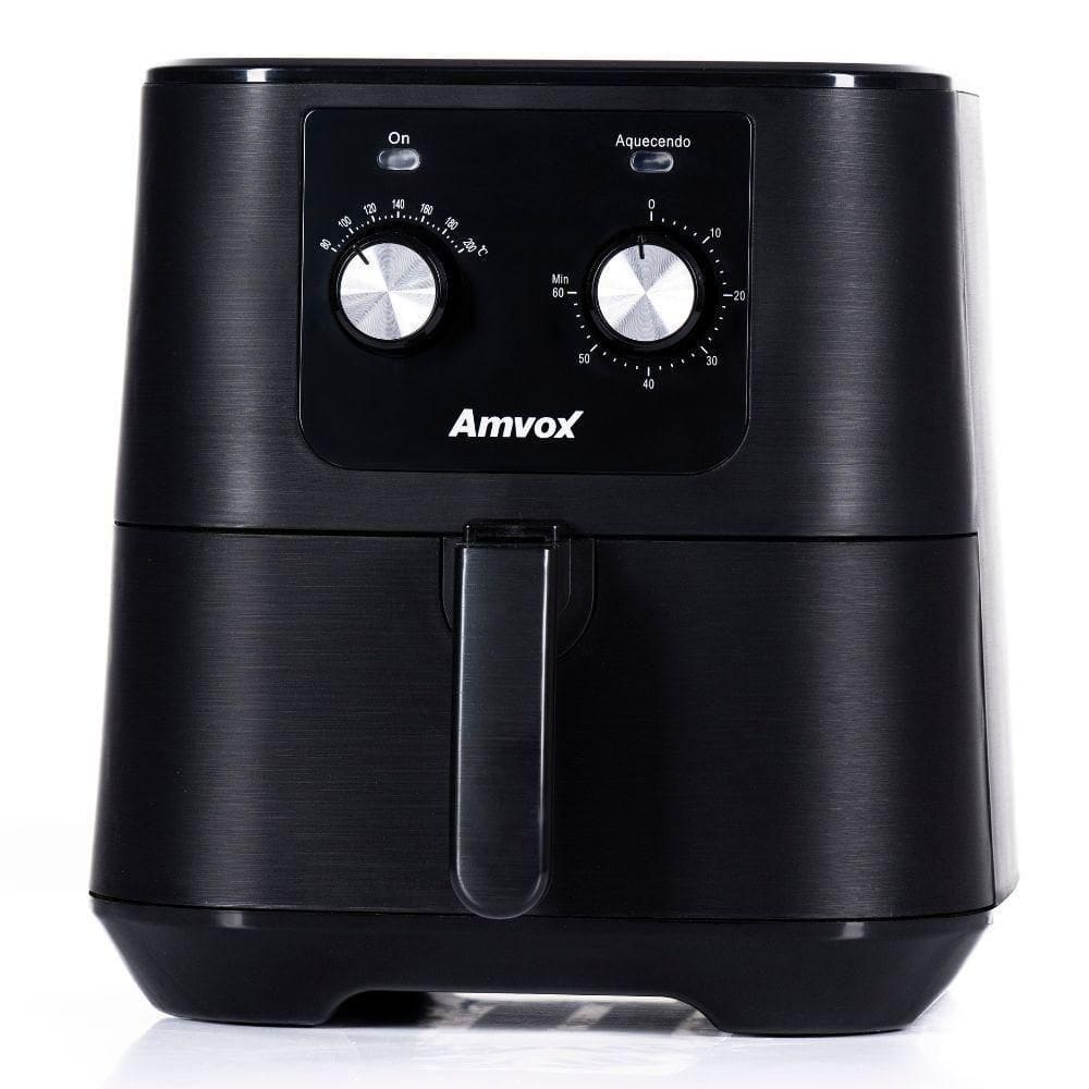 Fritadeira Elétrica Sem Óleo Air Fryer Amvox ARF1255 7L Com Timer 110V