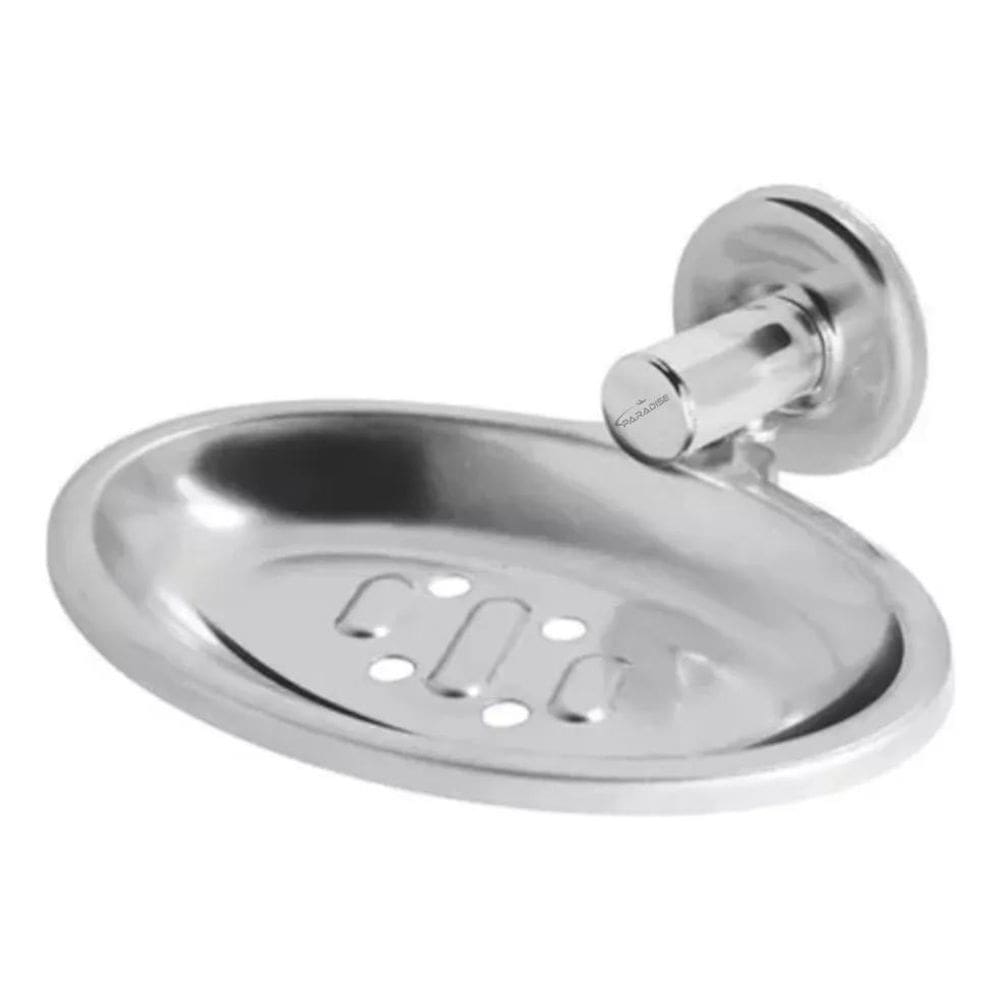 2X Saboneteira Para Banheiro Porta Sabonete Aço Inoxidável P