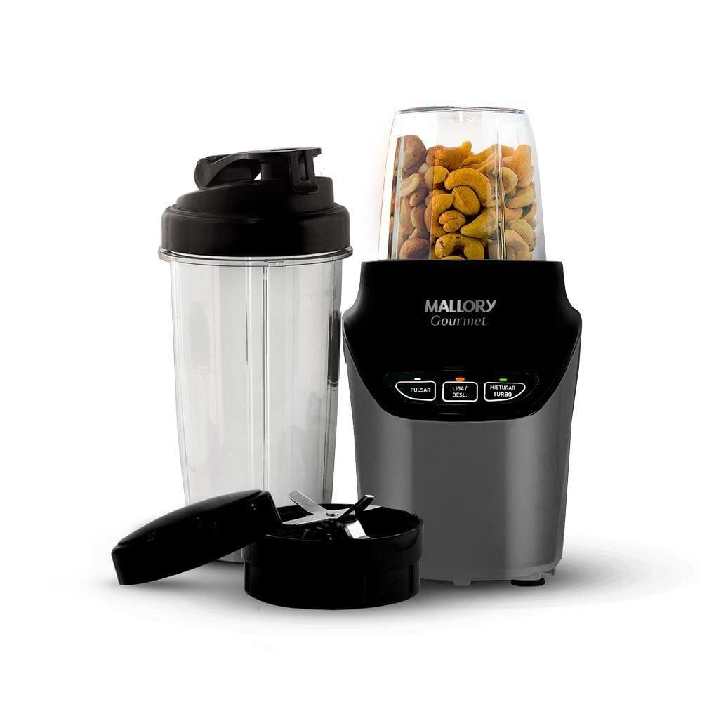 Super Liquidificador E Processador Mallory Gourmet 1000W Preto/ 110V