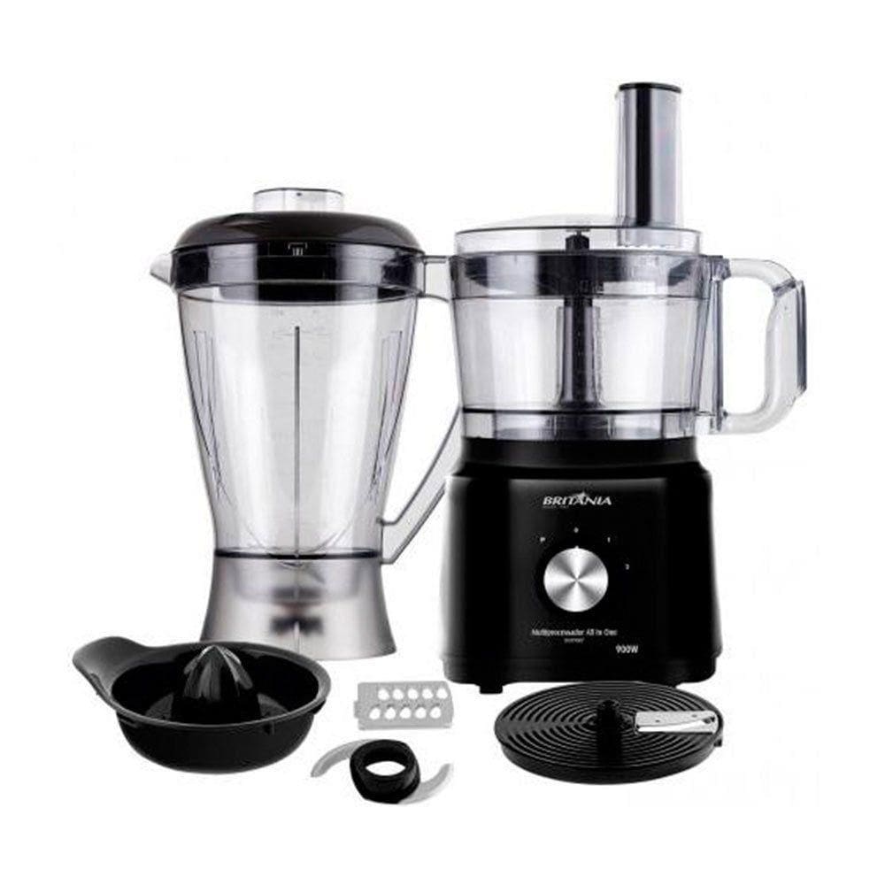 Multiprocessador All In One 900w Britânia Bmp900p 63302021 Preto 127 V