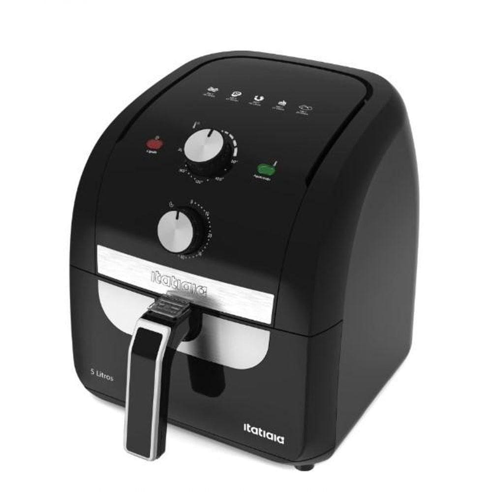Fritadeira Air Fryer Itatiaia 5L Preto 220V
