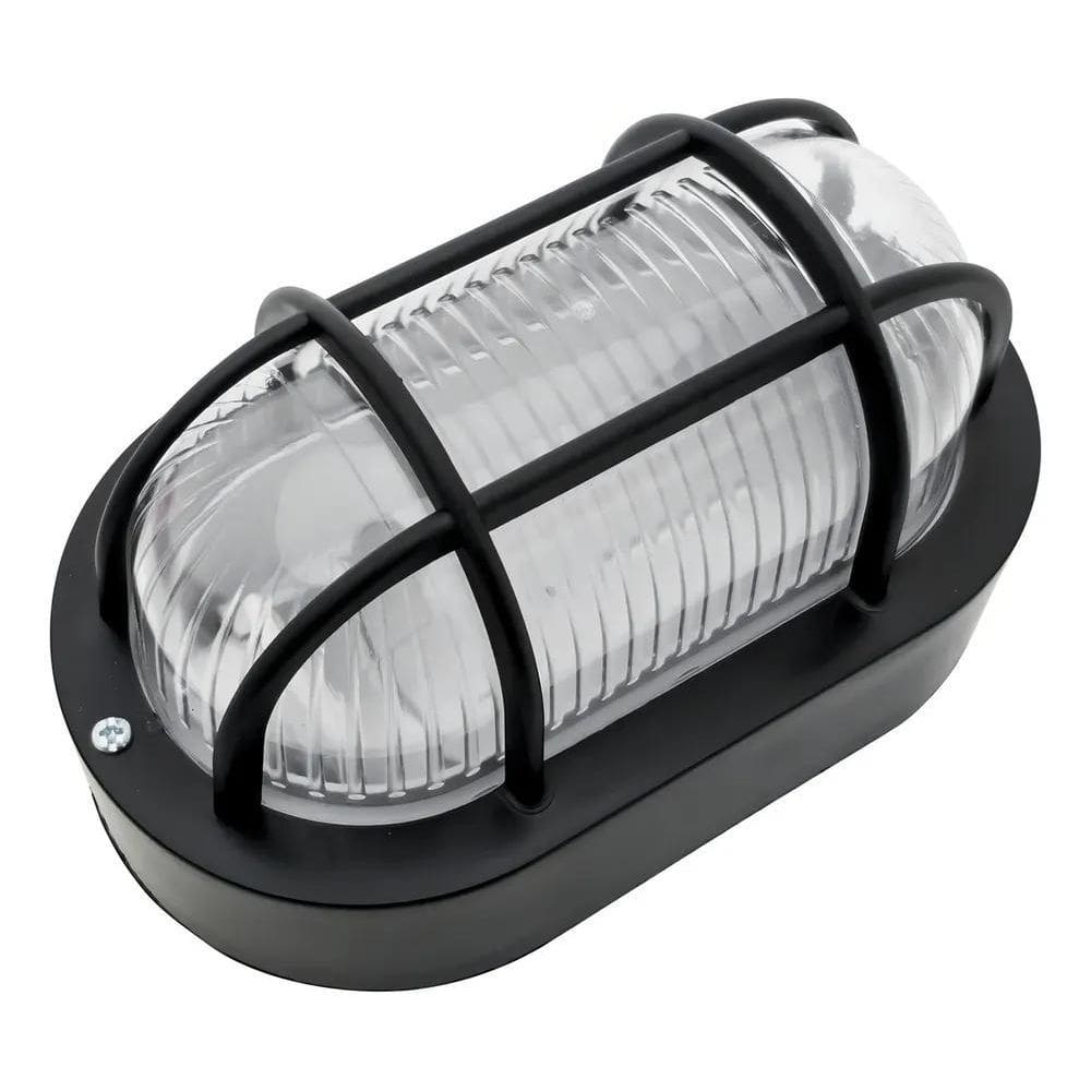 3X Luminária Tartaruga Preta Branca Lalux Ouro Preto E27 Gra