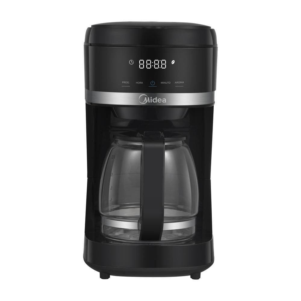 Cafeteira Elétrica Midea 1,5 Litros Digital Preta E Inox CMD15P1 110V