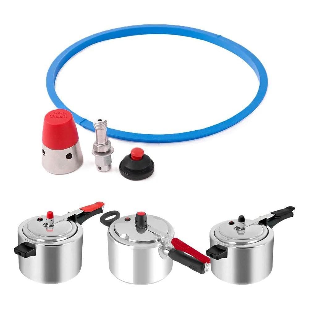 Borracha Panela De Pressão Clock 7L Silicone Moderna Pino