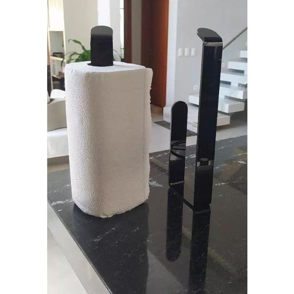 3 Suporte Papel Toalha Parede Multiuso Cozinha Com Adesivo