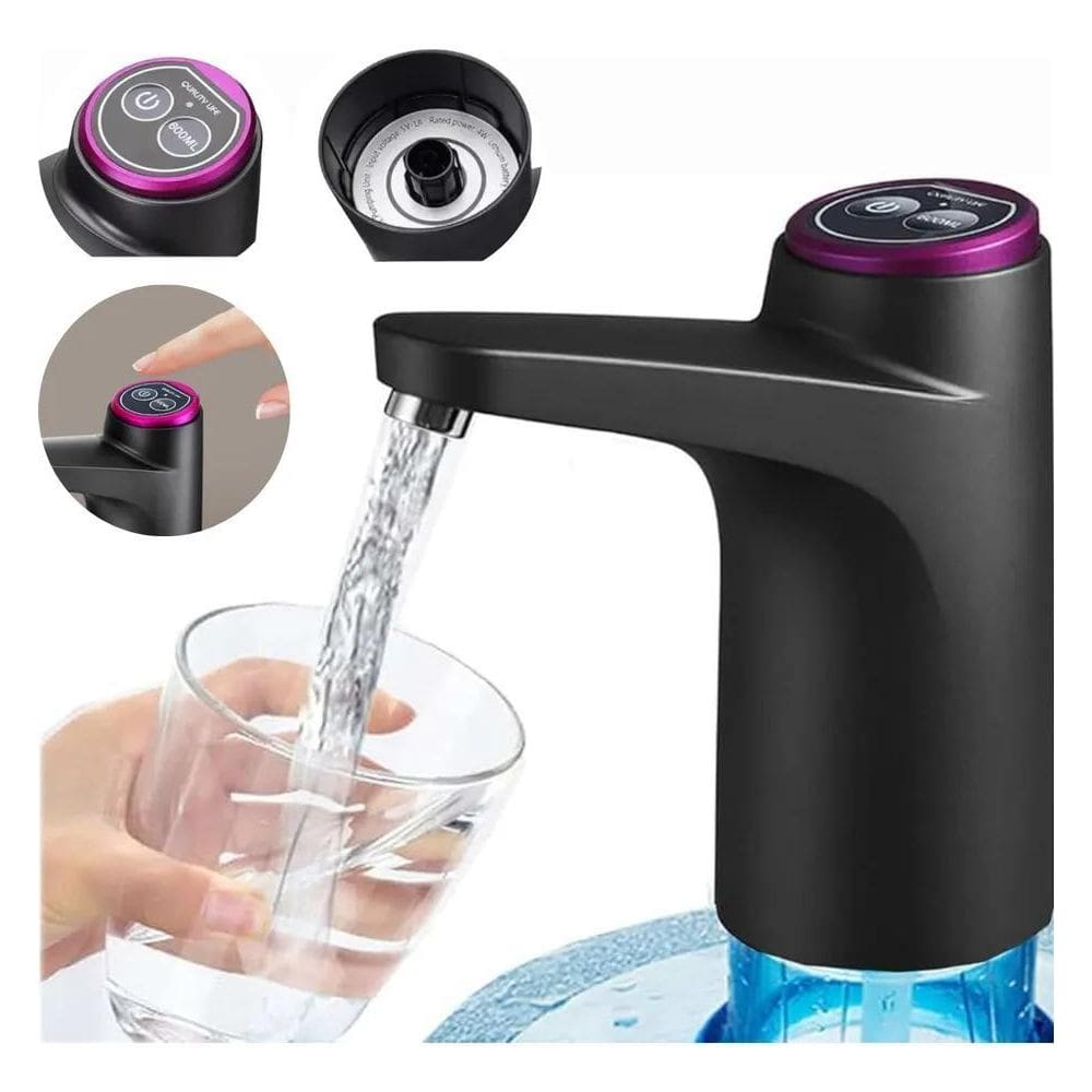 2X Bomba Elétrica Torneira Galão D Água Recarregável Bivolt