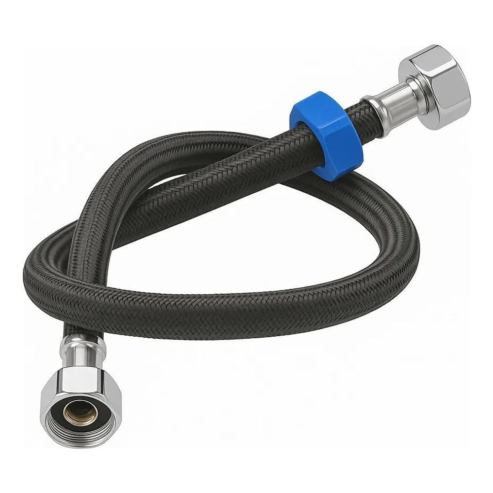 3X Engate Rabicho Flexível Mangueira Trançado Aço Inox