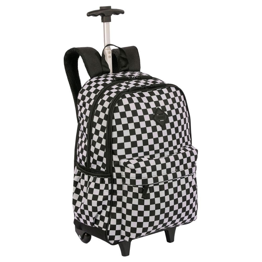 Mochila Carrinho Sestini Rolling Grande Xadrez PB