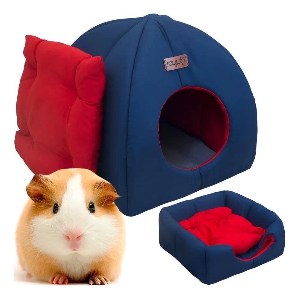 Toca + Almofada Para Chinchila Porquinho Da India Av Marinho