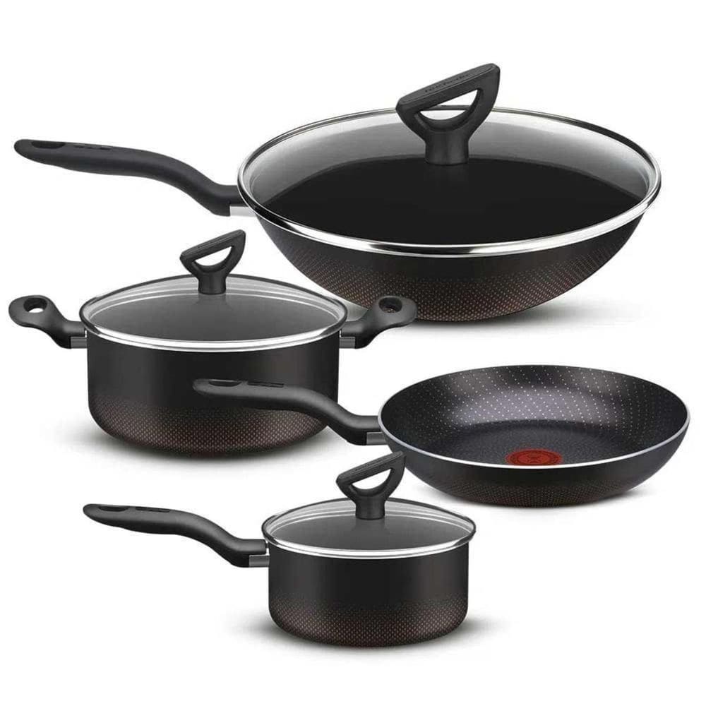 Jogo De Panelas Rochedo Inova Antiaderente 4 Peças Preto
