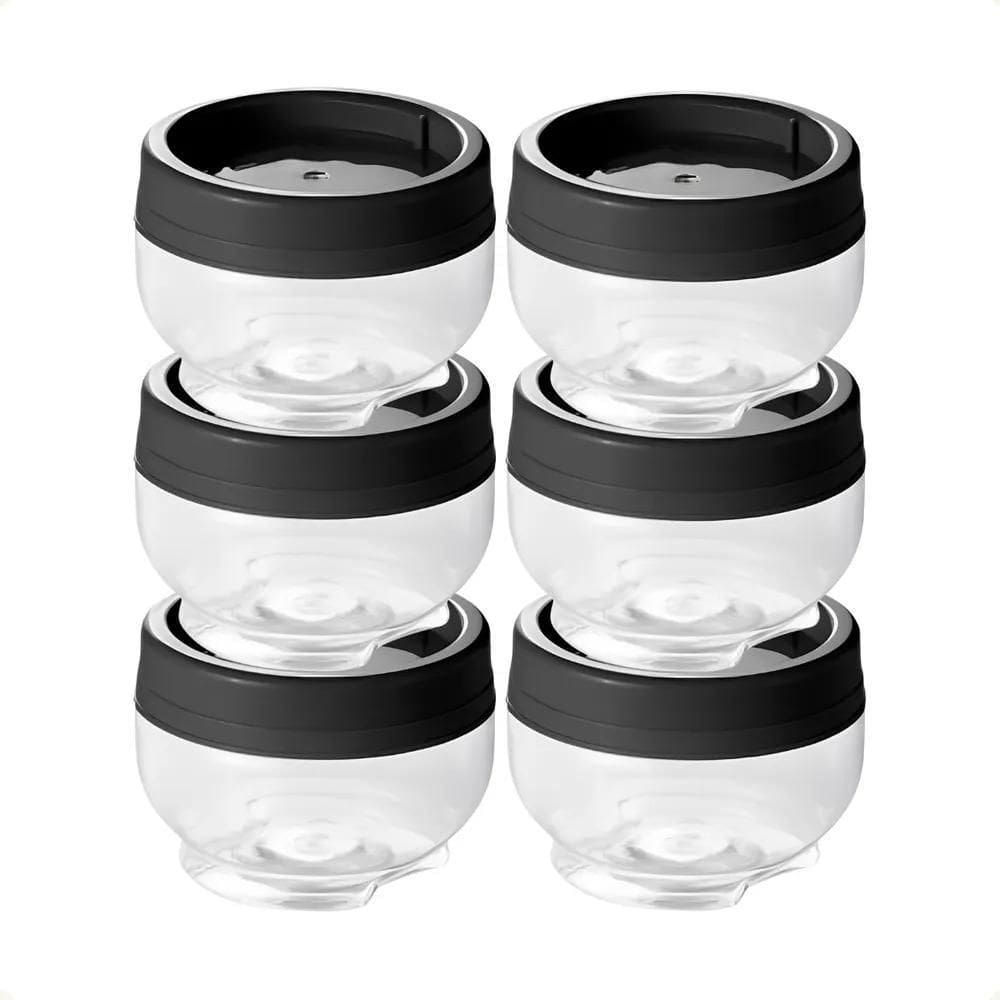 10X Potes Multiuso Organizadores Para Tempero Encaixe Empil