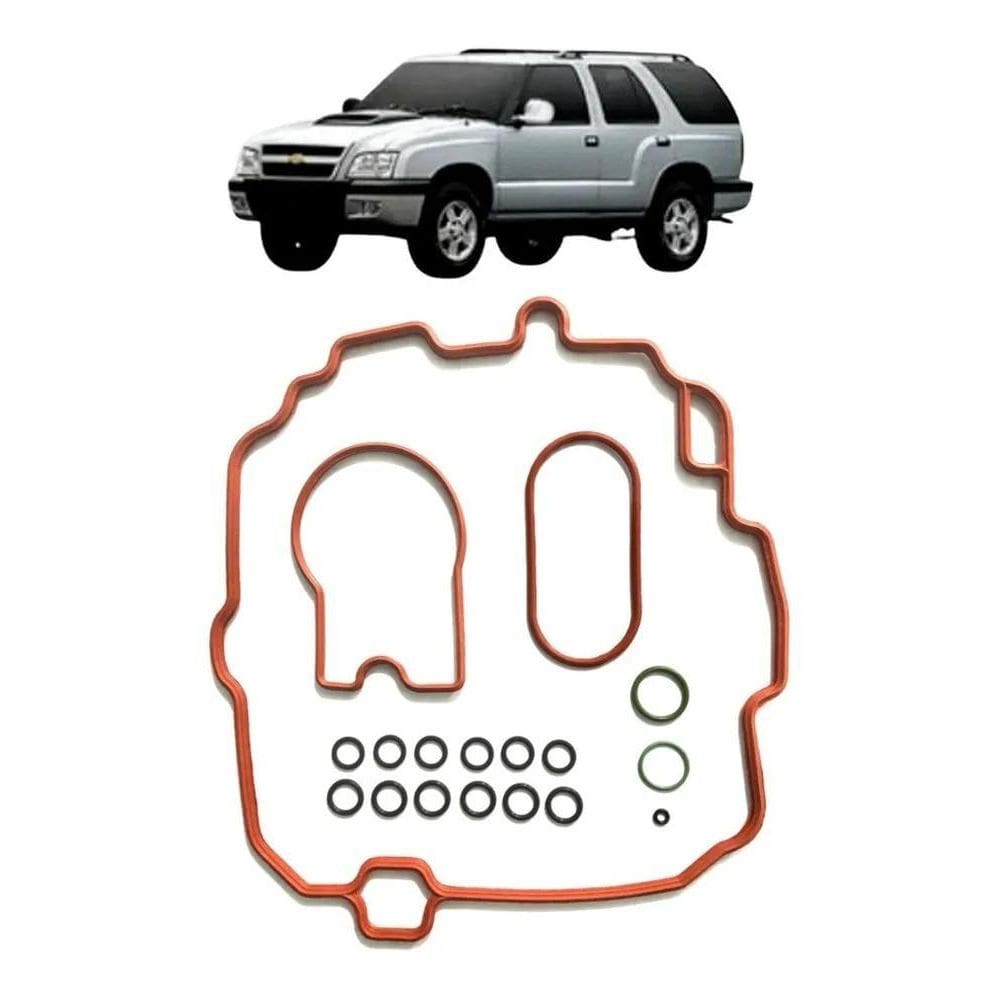 Kit Junta Tampa Coletor Admissão Blazer S10 4.3 V6 Vortec