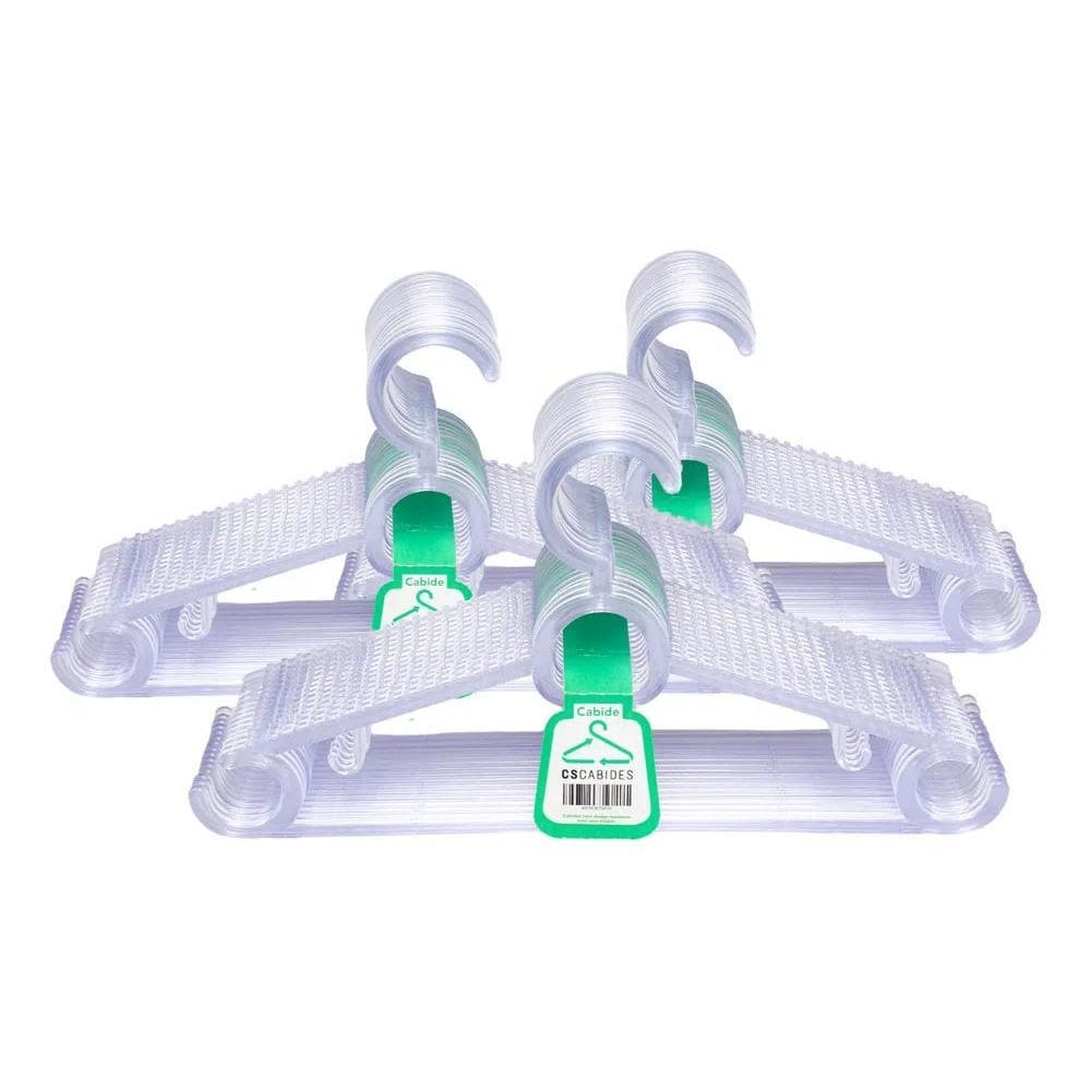 10X Cabides Acrilico Cabide  Kit 20 Unidades Transpare