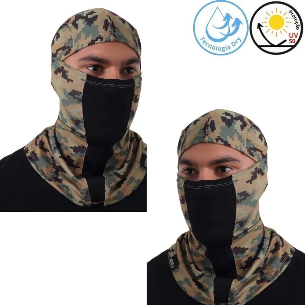 Touca Ninja Mascara Paintball Tatica Militar Balaclava Marpa
