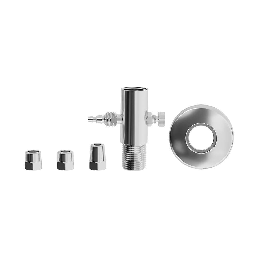 Adaptador De Latão Com Regulador Para Filtro Censi Cromado C