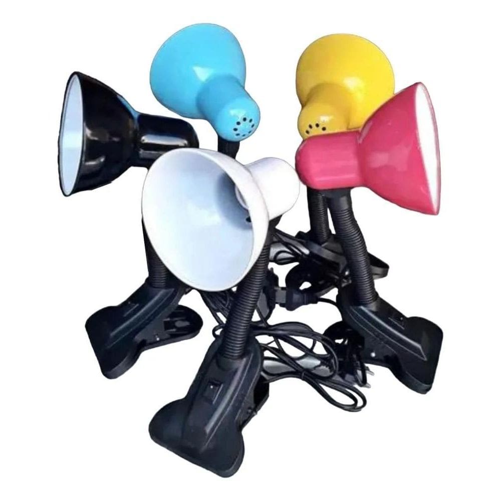 2X Luminária Mesa Garra Bivolt Trabalho Manicure Estética Lu