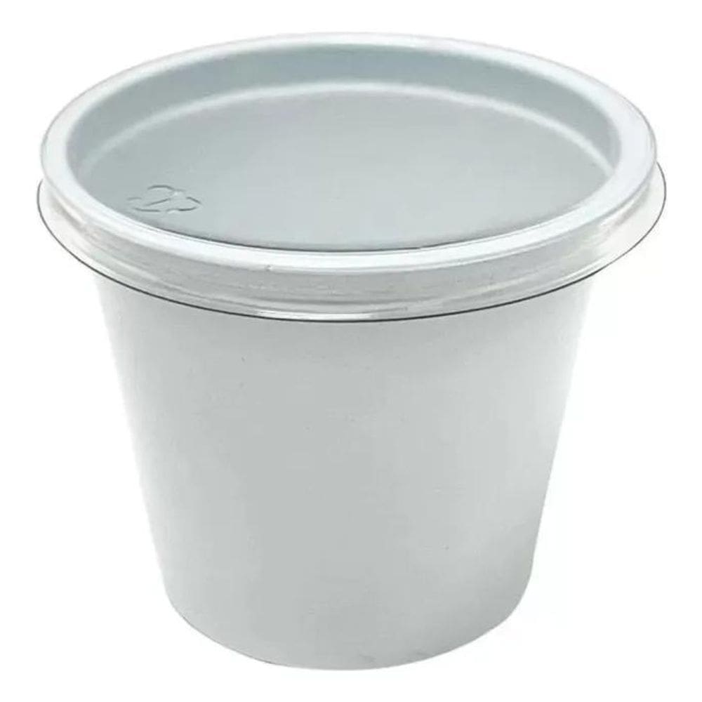 10X Pote Para Molhos/Shoyu 60Ml G697 100 Unidades Com Tampa