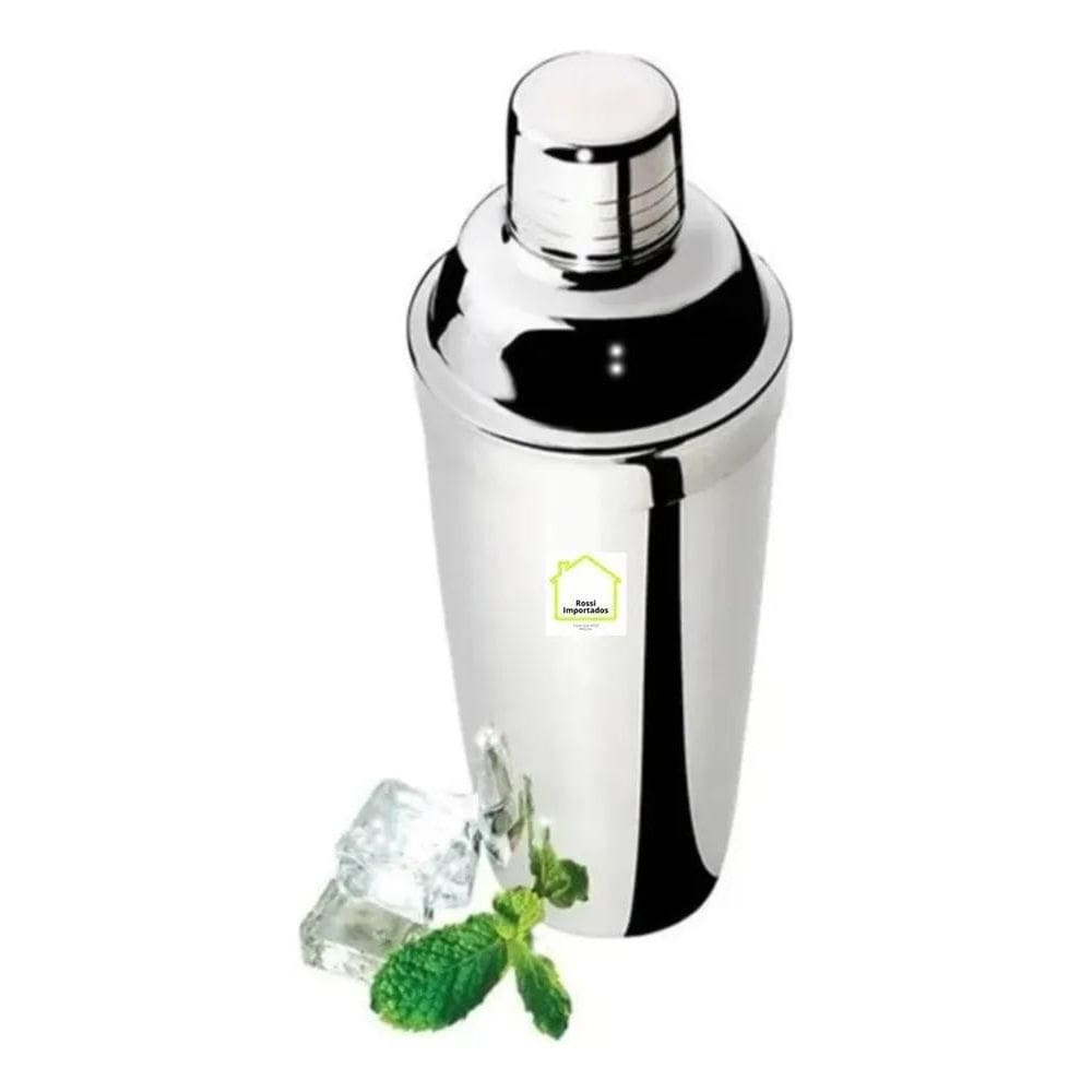 2X Coqueteleira Inox 750 Ml Prático Para Fazer Caipirinha Dr