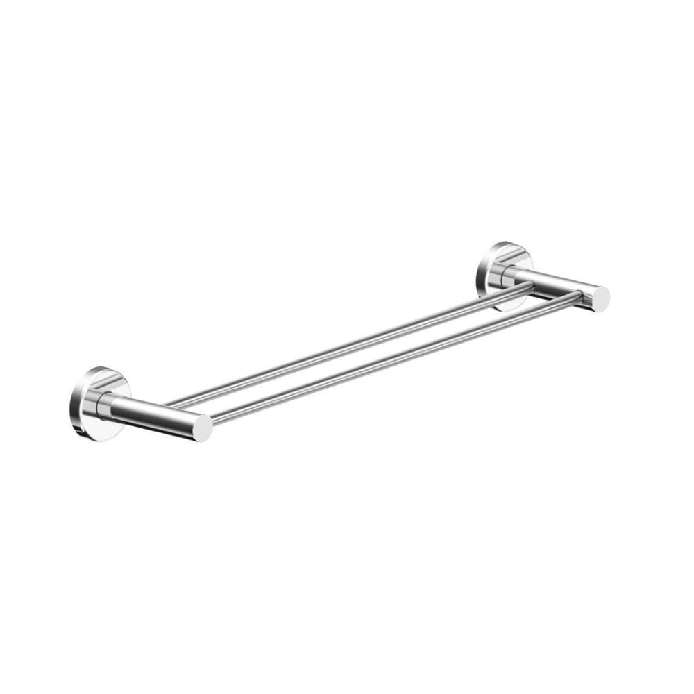 Porta Toalha Toalheiro Duplo Lavabo Escovado Atenas 45Cm