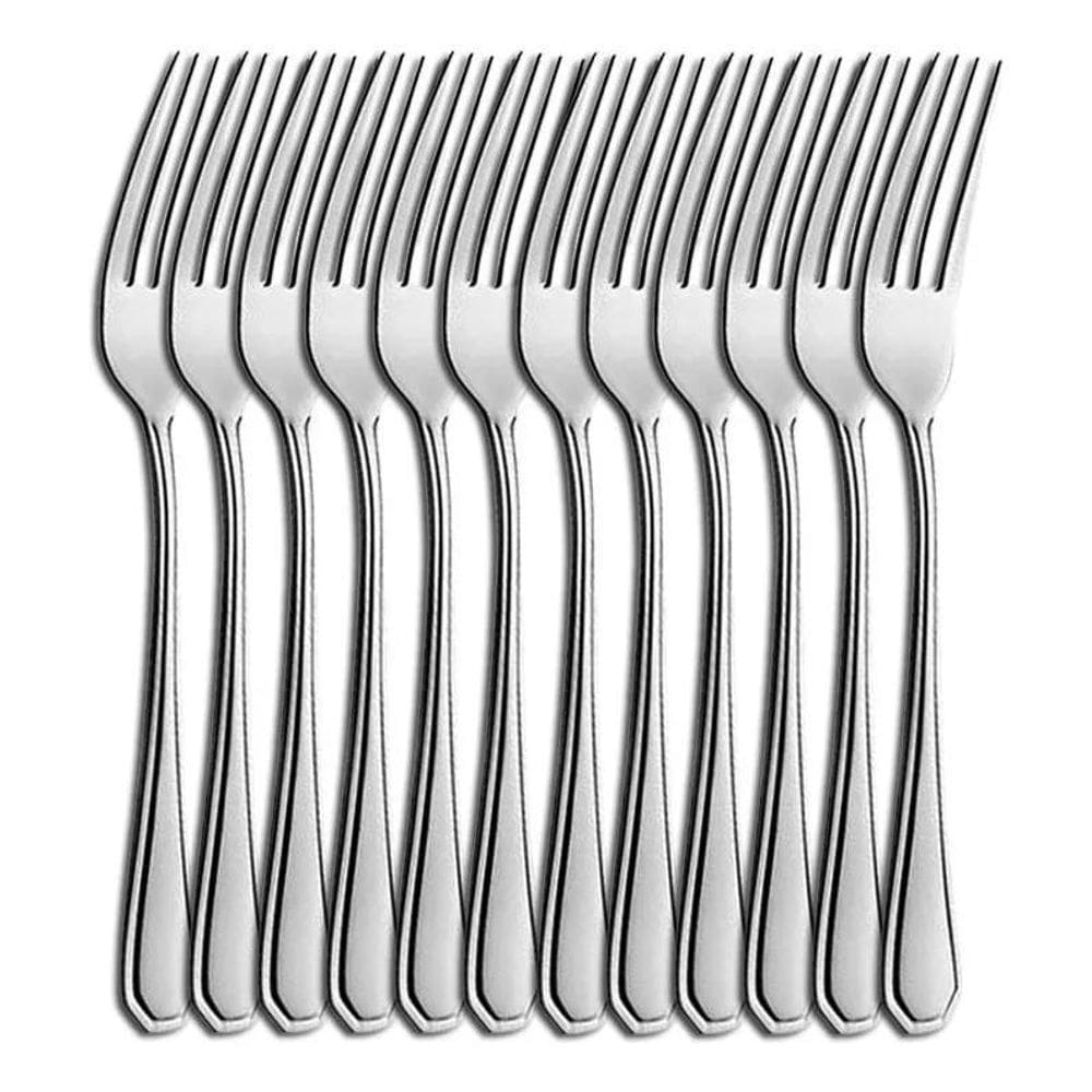 3X Garfo De Mesa Atenas 12 Peças