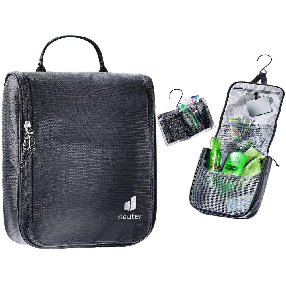 Necessaire Deuter Wash Center 2 Preta Com Gancho