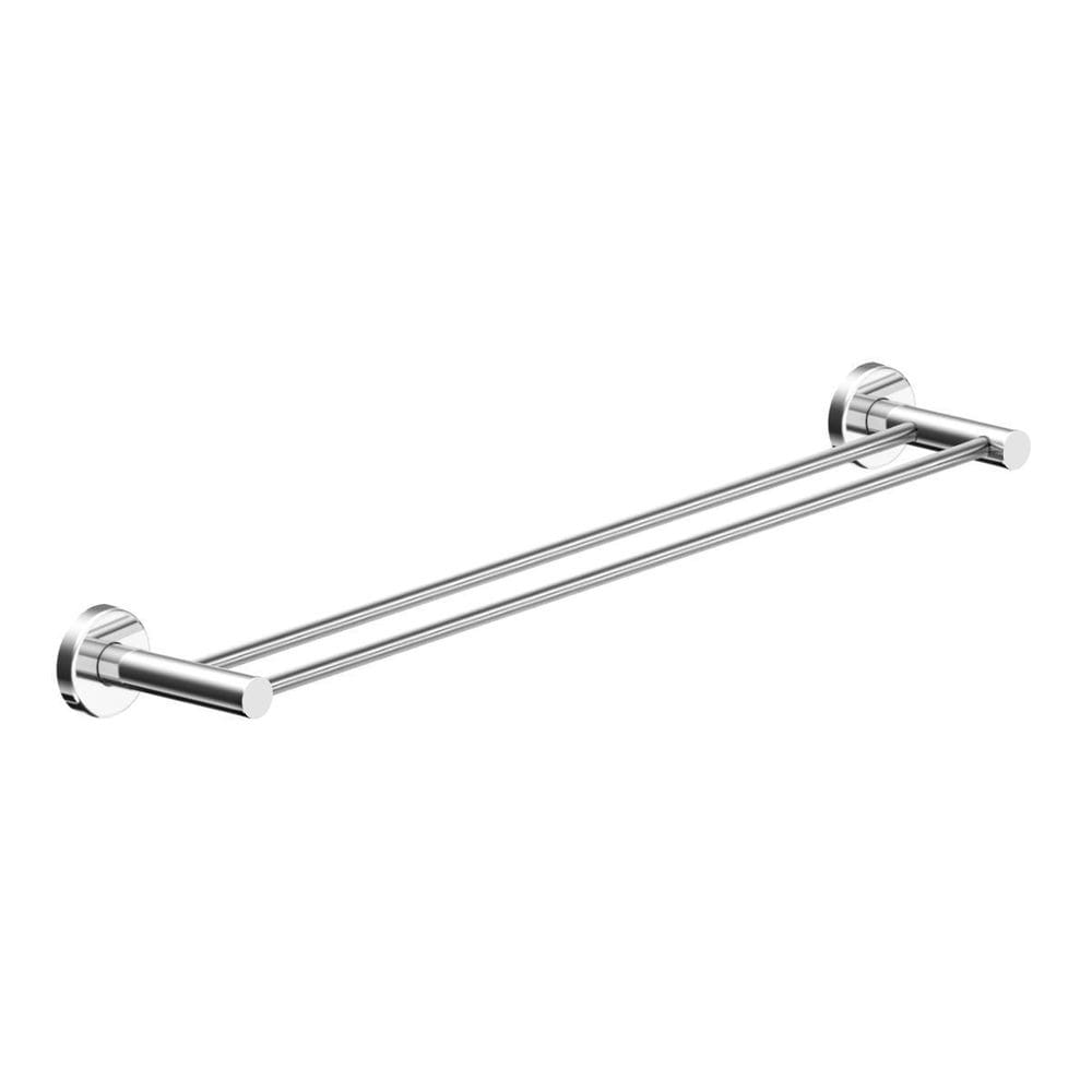 Porta Toalha Toalheiro Duplo Lavabo Alto Brilho Atenas 75Cm