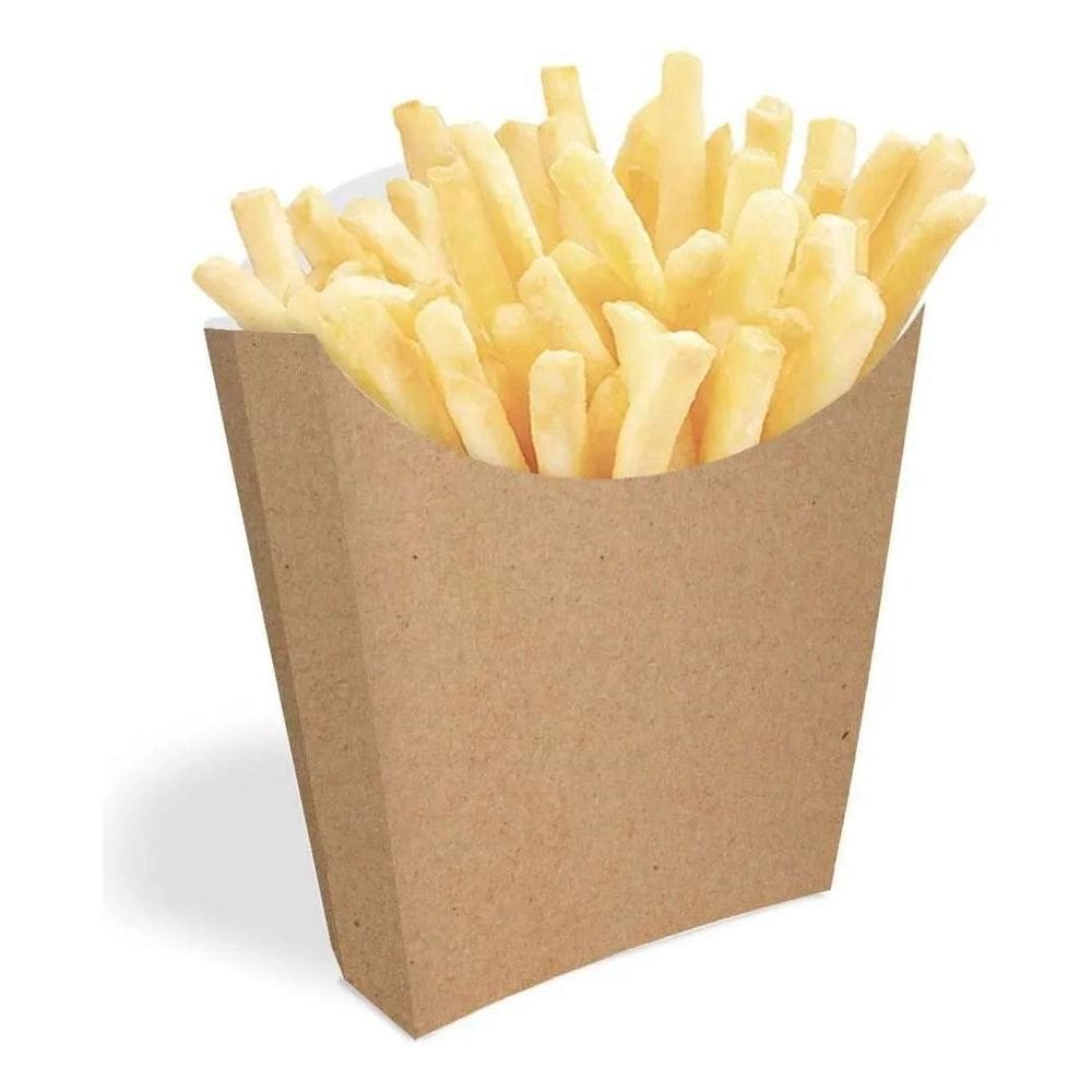 Caixinha Para Batata Frita - Kraft - 100Un