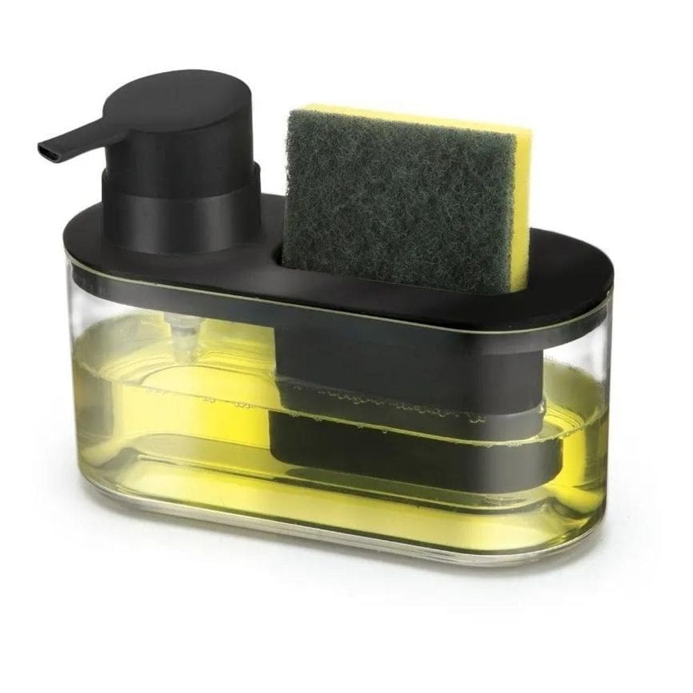 Dispenser Para Detergente Com Porta Bucha Arthi 8520 Preto