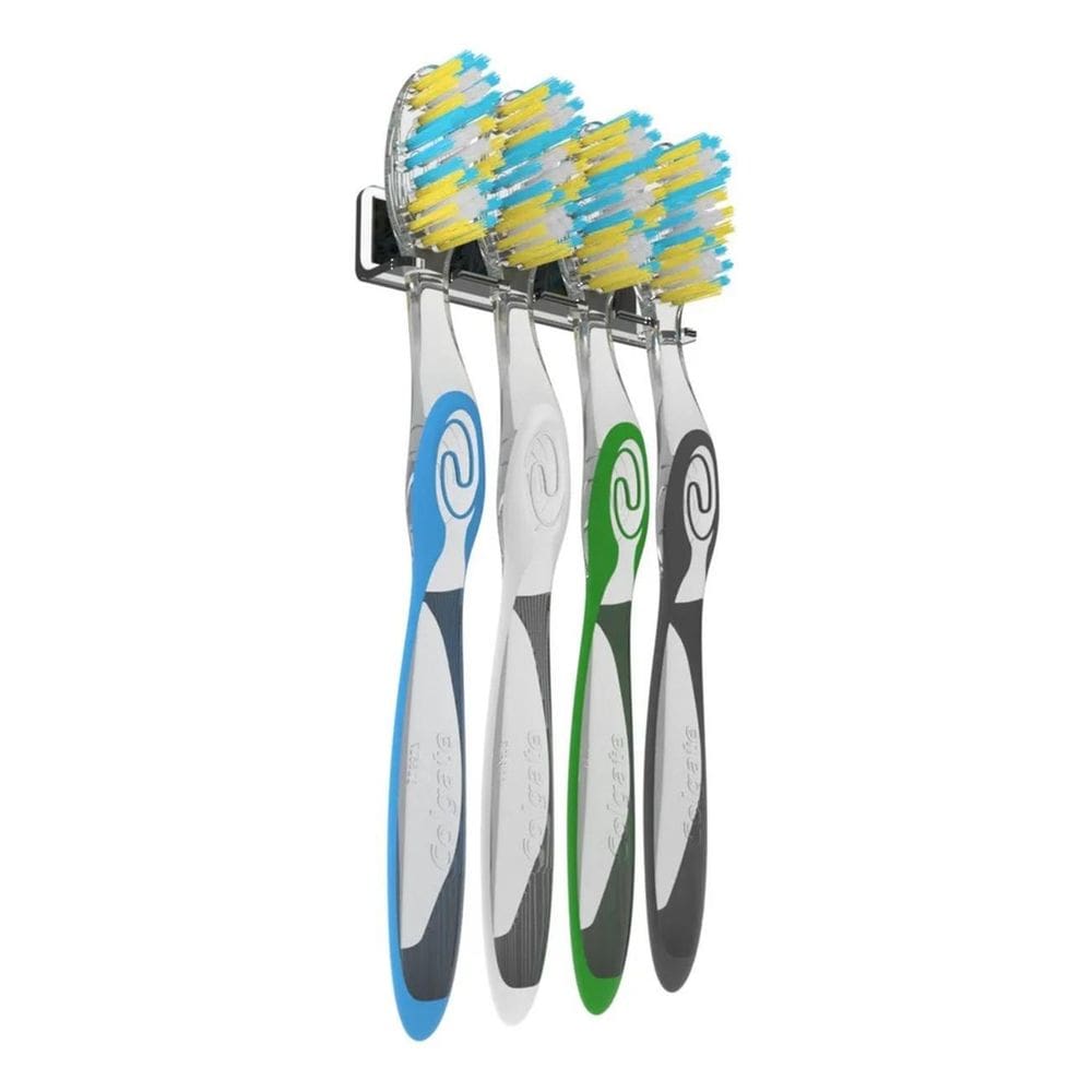 3X Suporte Fixo Organizador De Parede Porta Escovas De Dente