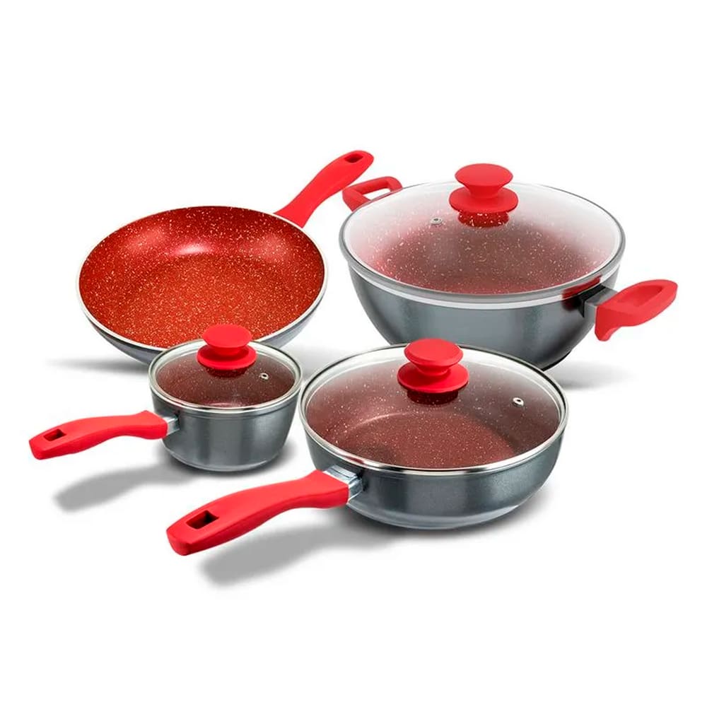 Jogo de 04 Panelas Philco Redstone Gas, Eletrico Indução