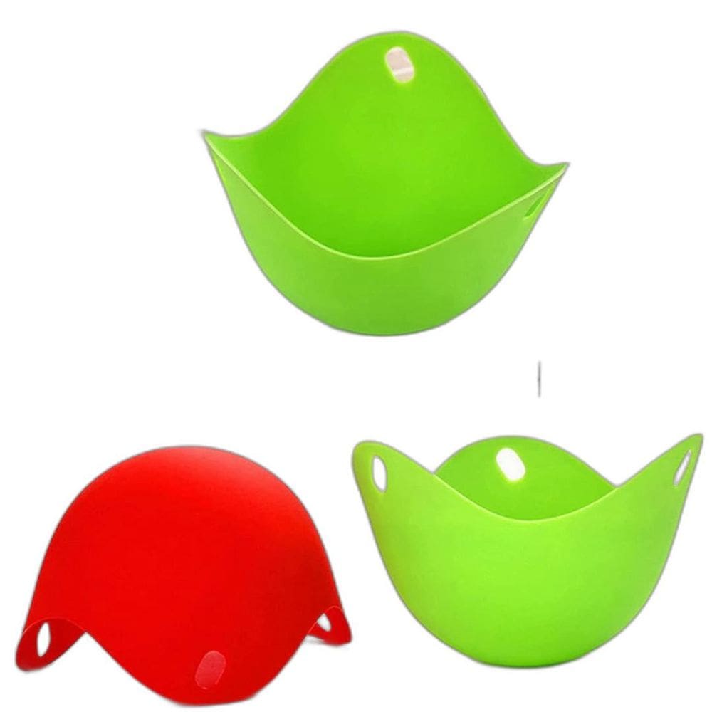 Forma Ovo Cozimento Sem Óleo Silicone 9X6Cm Ovo Poché