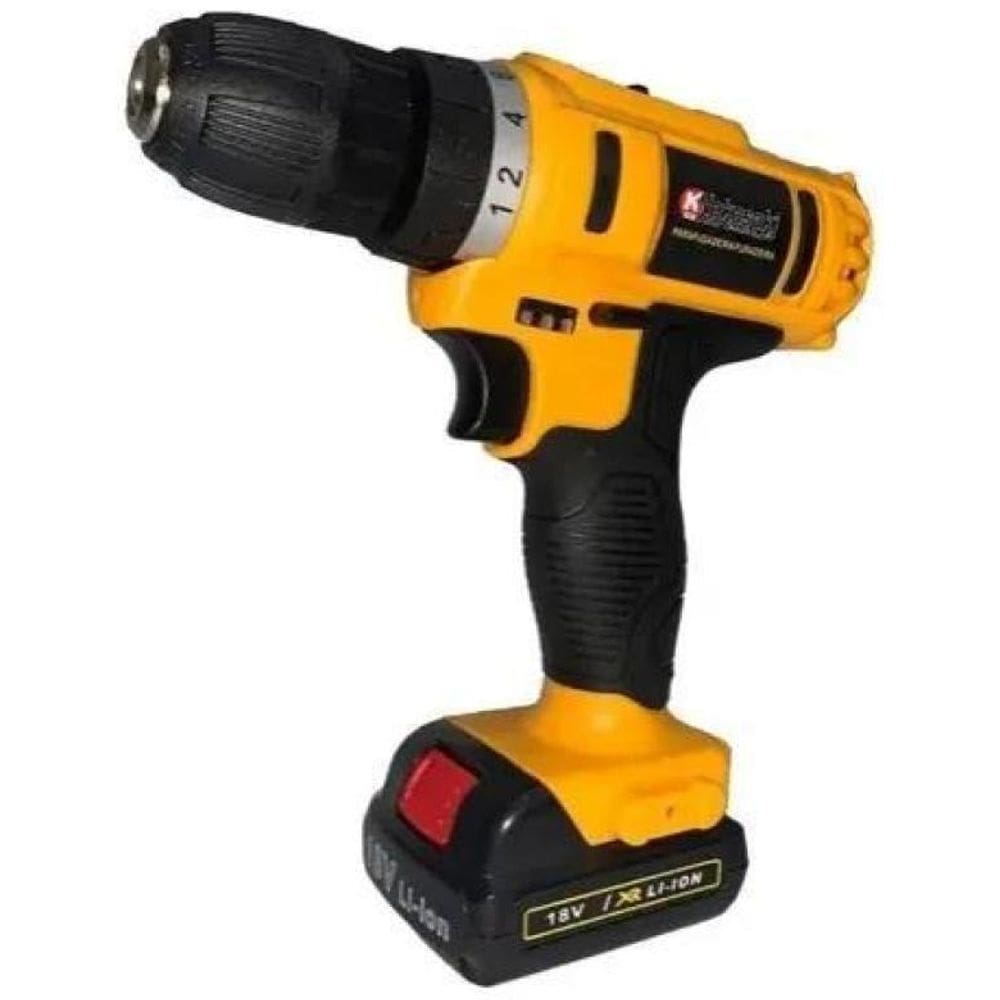 Furadeira Parafusadeira 1550Rpm Portatil Bateria Potente 36V