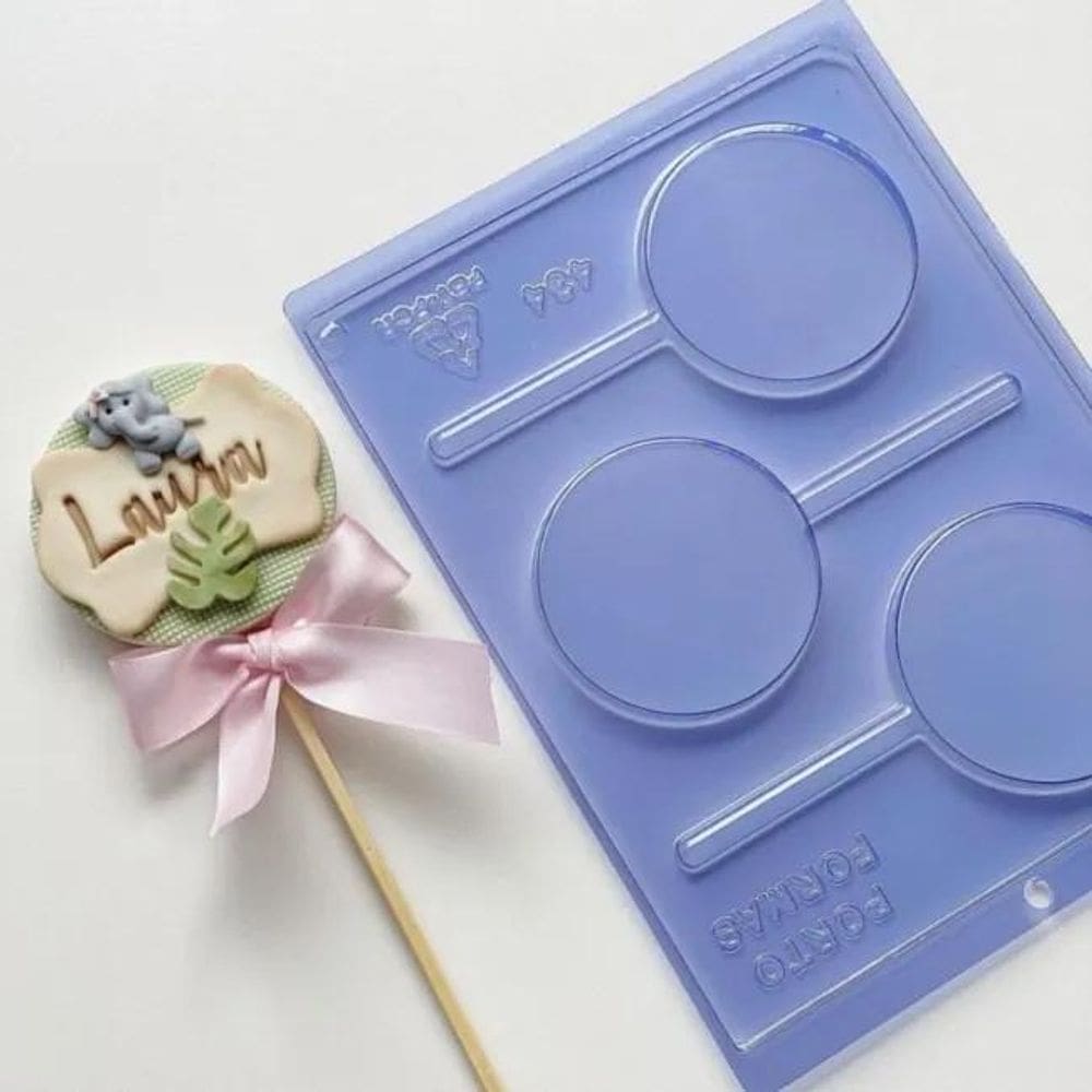 3X Forma Pirulito Quinado Alto Simples C-434 Ft Normal