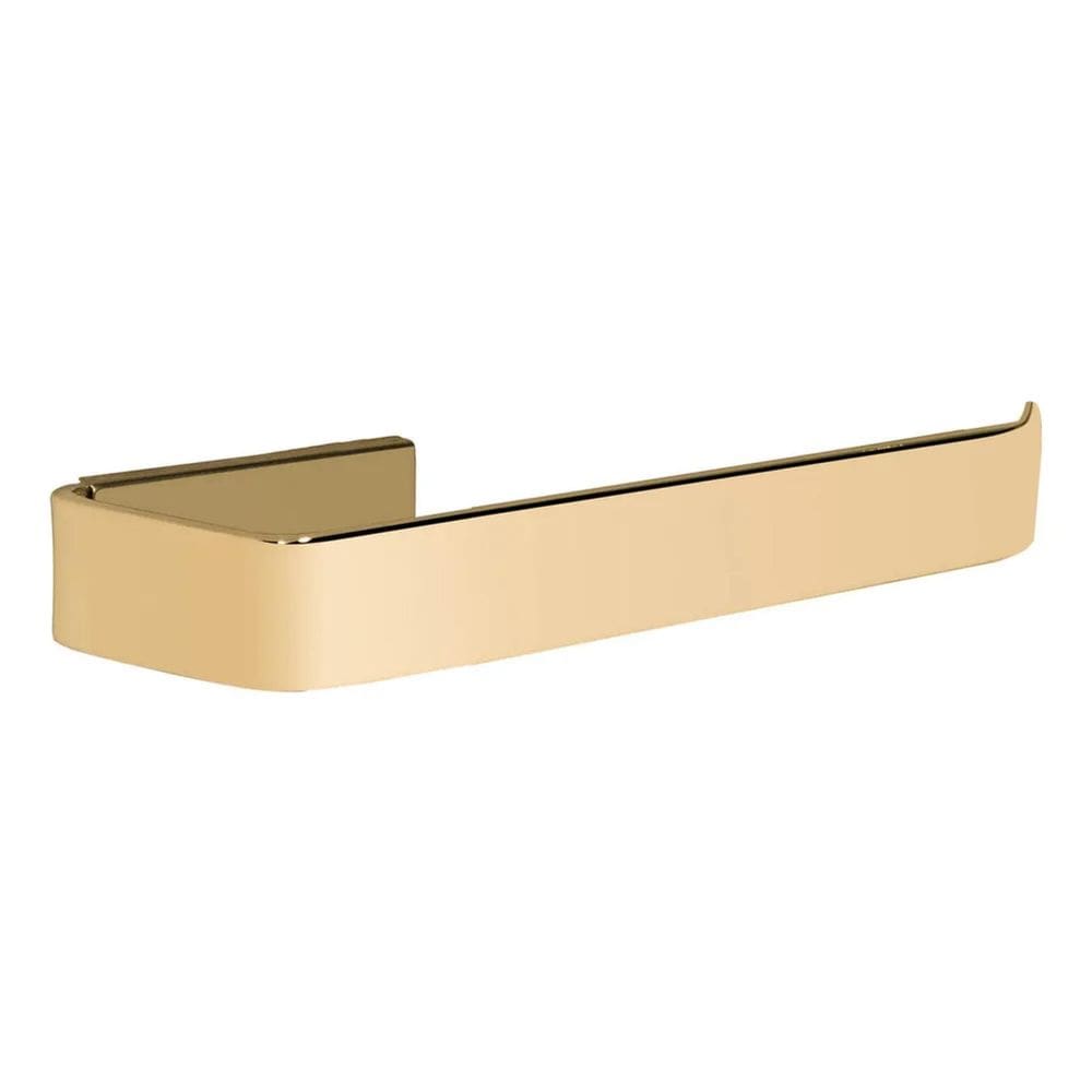 Papeleira Para Banheiro Quadrada Chapa Metal Dourado Gold