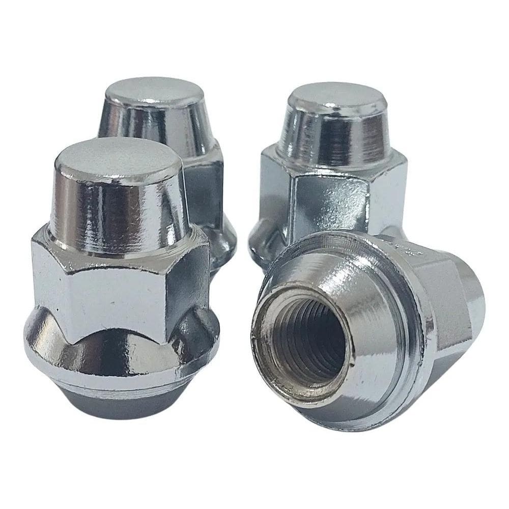 Kit 4 Porcas Roda Hyundai Hb20 I30 Tucson Ix35 Cromada