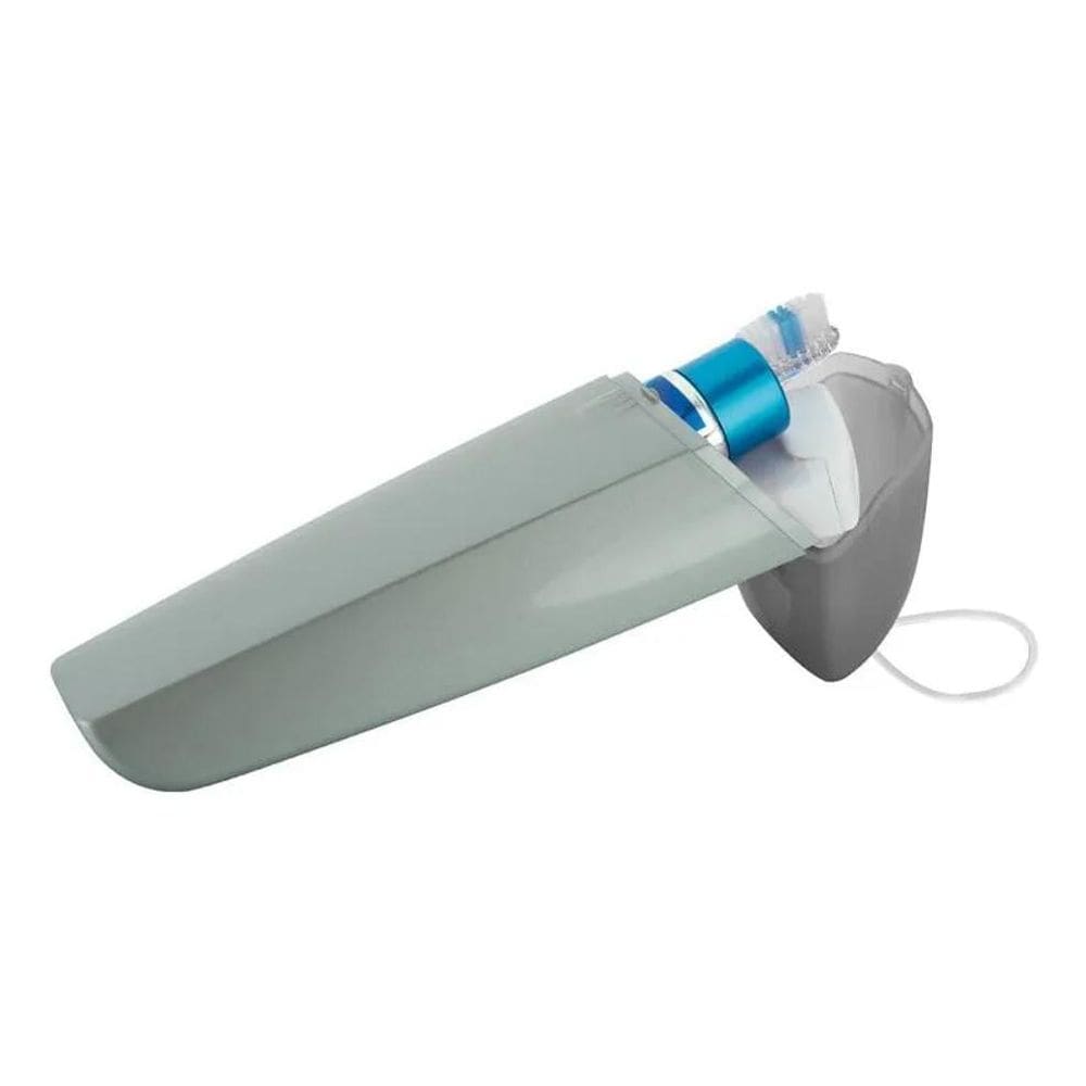 2X Porta Escova De Dente Dental Up Ou Cor Azul Glacial