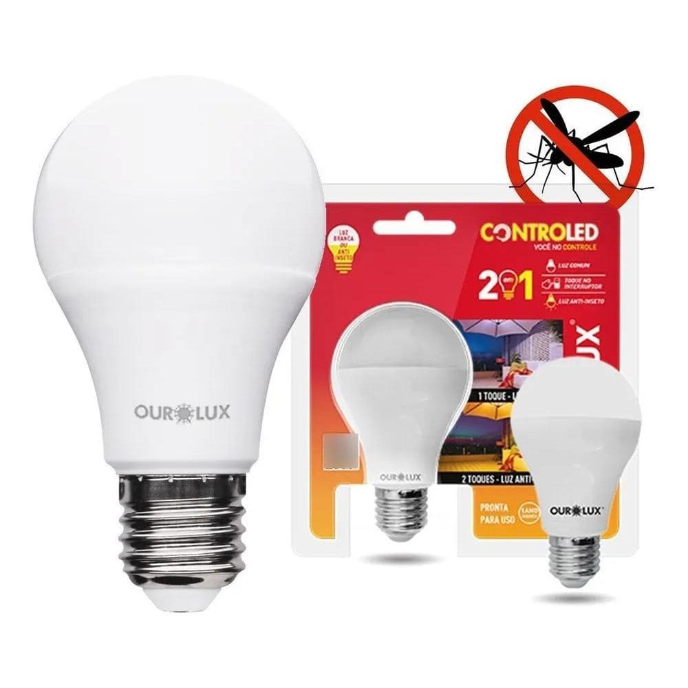 Lâmpada Led Inteligente 2 Em 1 Anti-Inseto 6500K Controled C