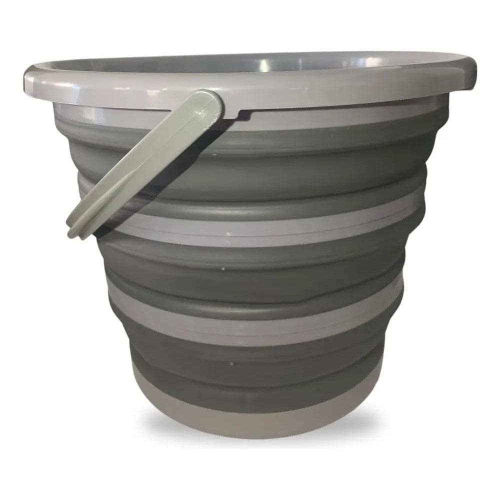 3X Balde Retrátil Com Alça 10 Litros Viagens Prático Dobráve