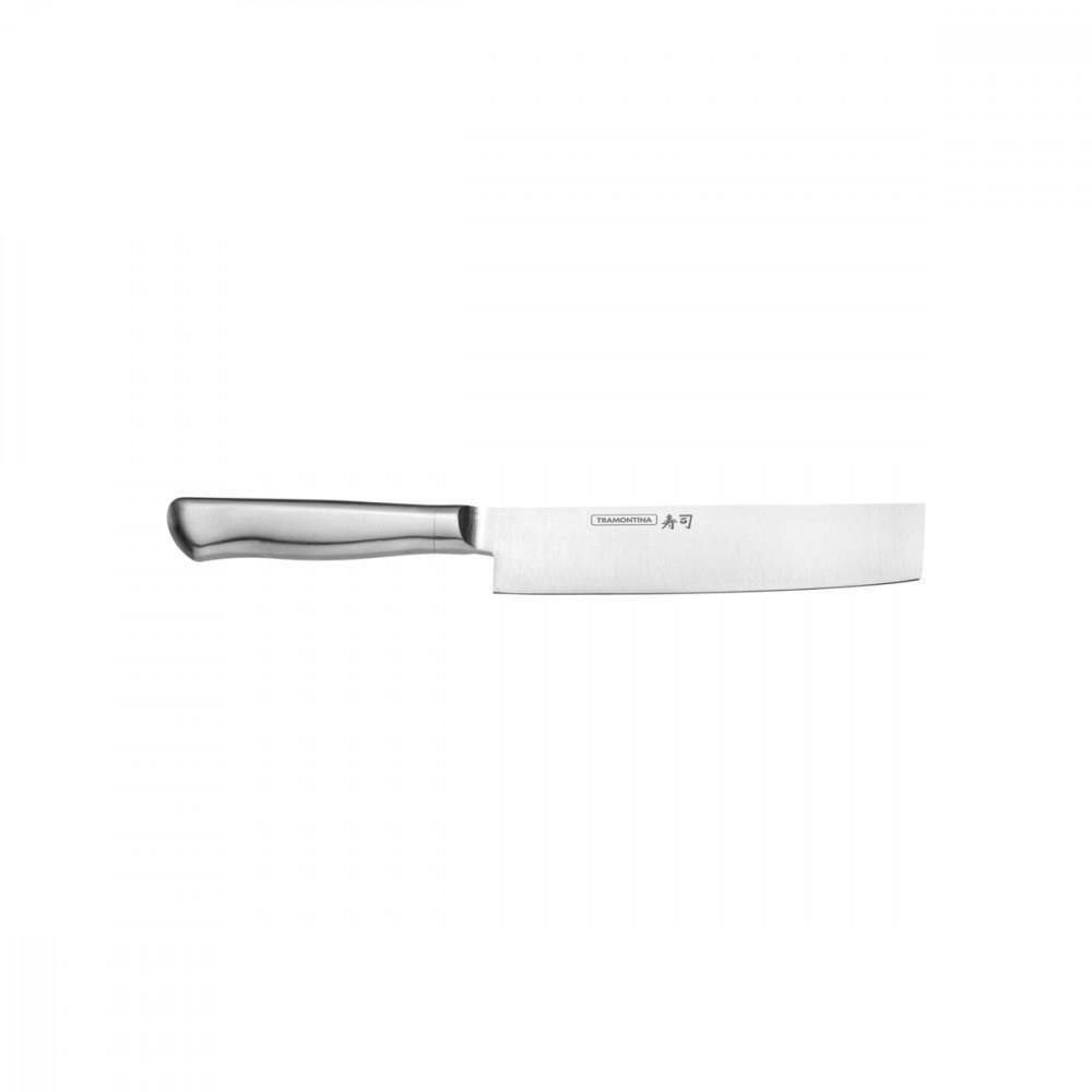 Faca Nakiri Tramontina Sushi Diamond Com Lâmina E Cabo Em Aço Inox 7