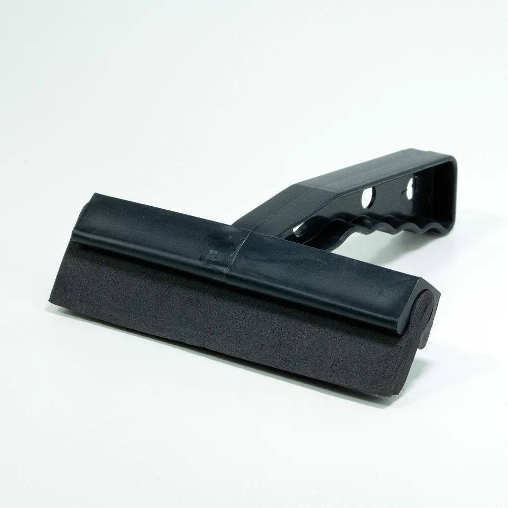 2X Rodinho De Pia Rodo Puxa E Seca Preto Borracha Dupla 15 C