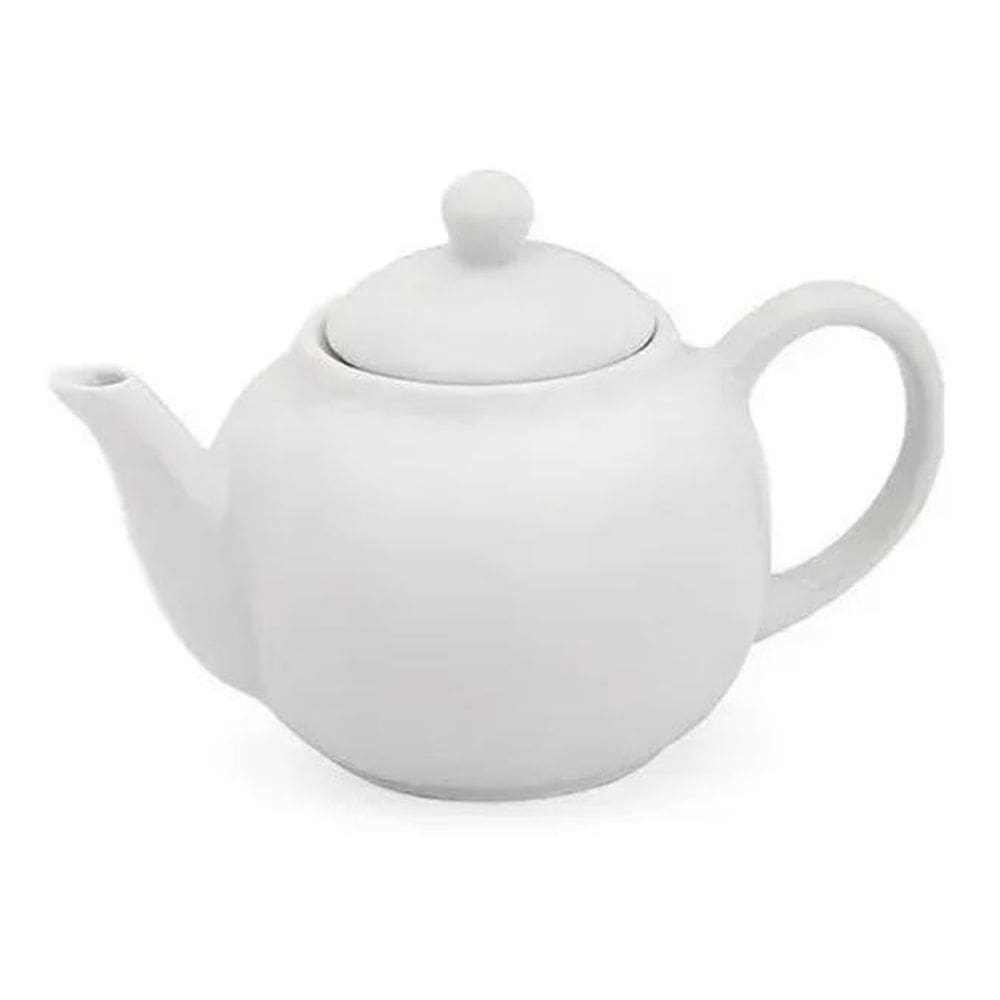 10X Bule De Chá Em Porcelana Com Tampa E Alça 500Ml Chalei