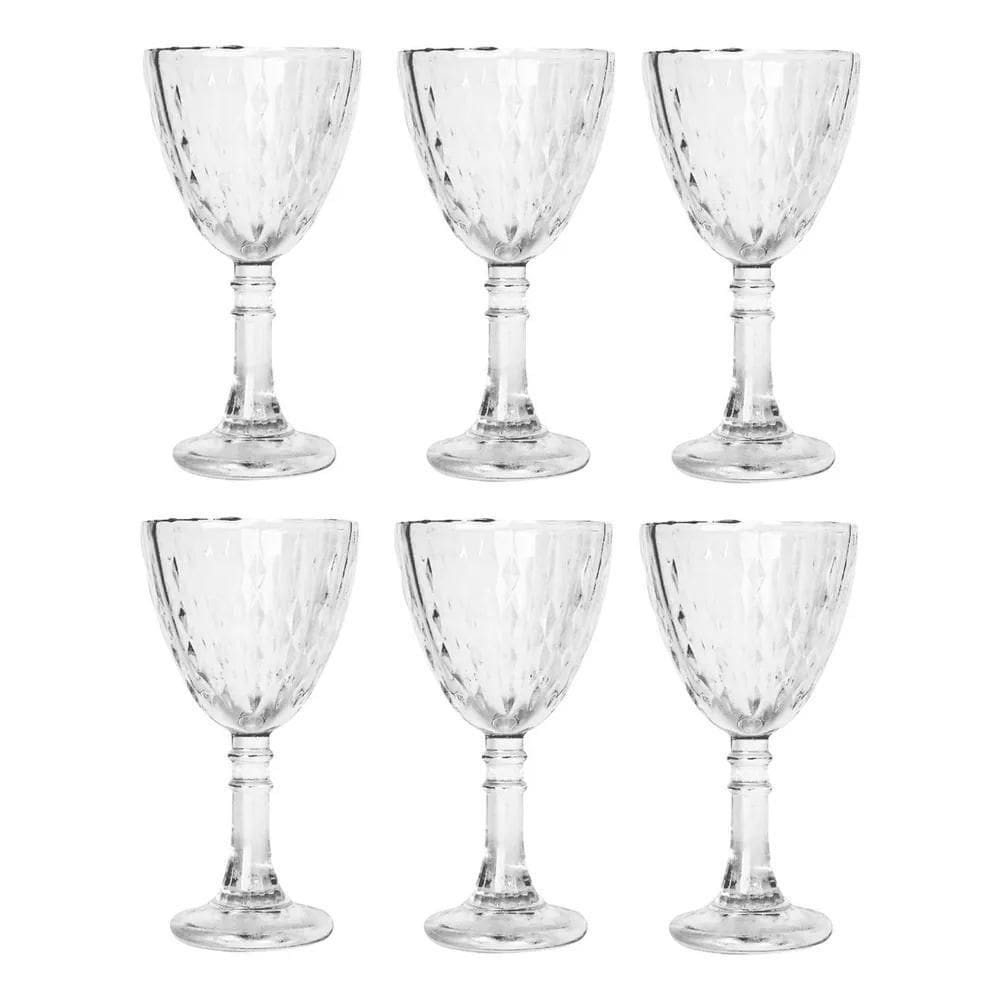 2X Jg 6 Taças Para Licor Petra Em Vidro 50Ml Dynasty