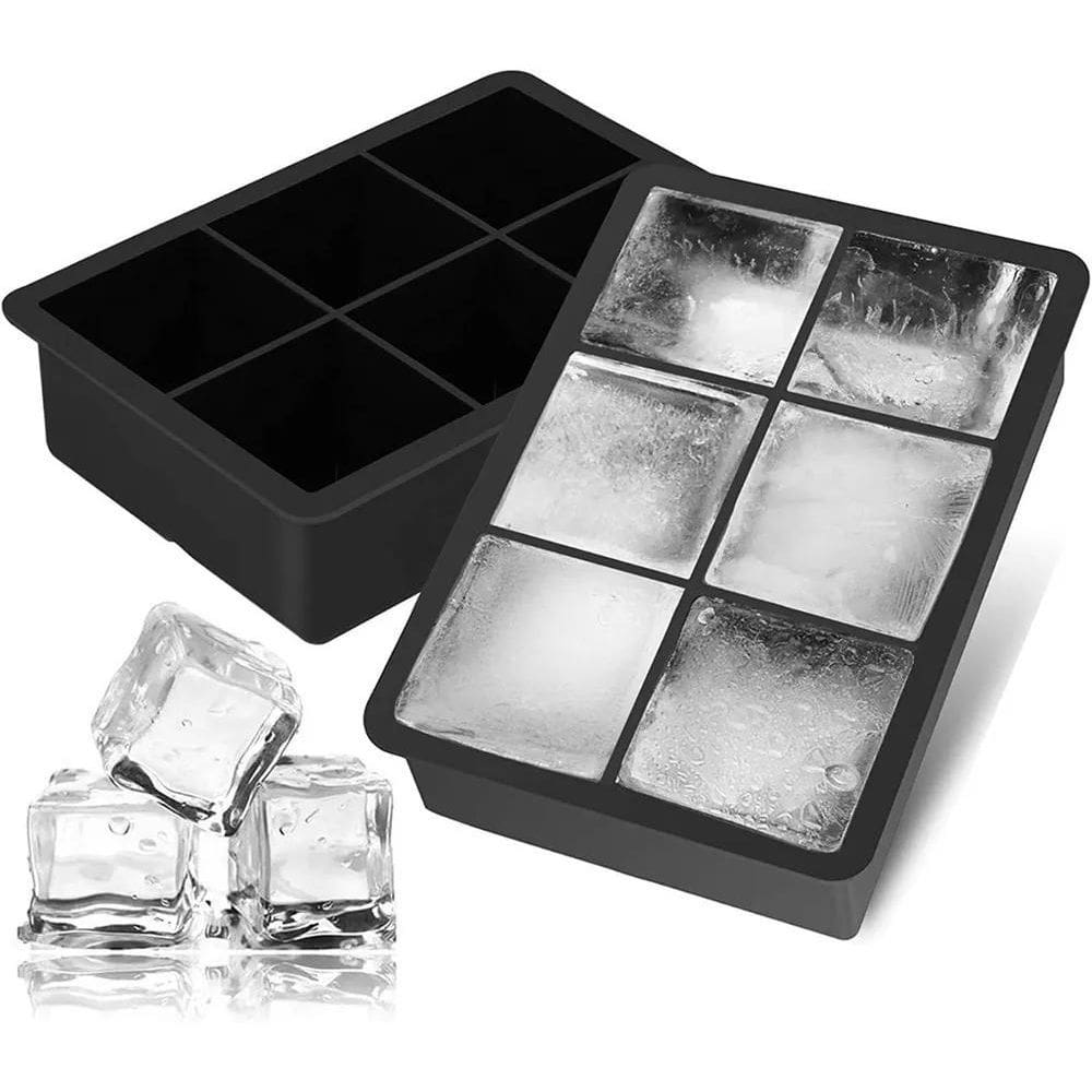 3X Vittak Kit 2 Formas Gelo Cubo Grande Silicone 6 Cubos Dri
