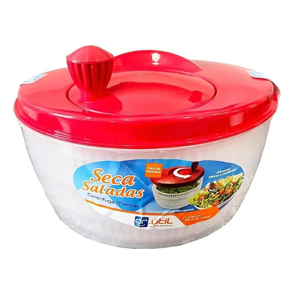 3X Centrífuga De Salada Secador Verduras Manual Dr. Útil 4 L